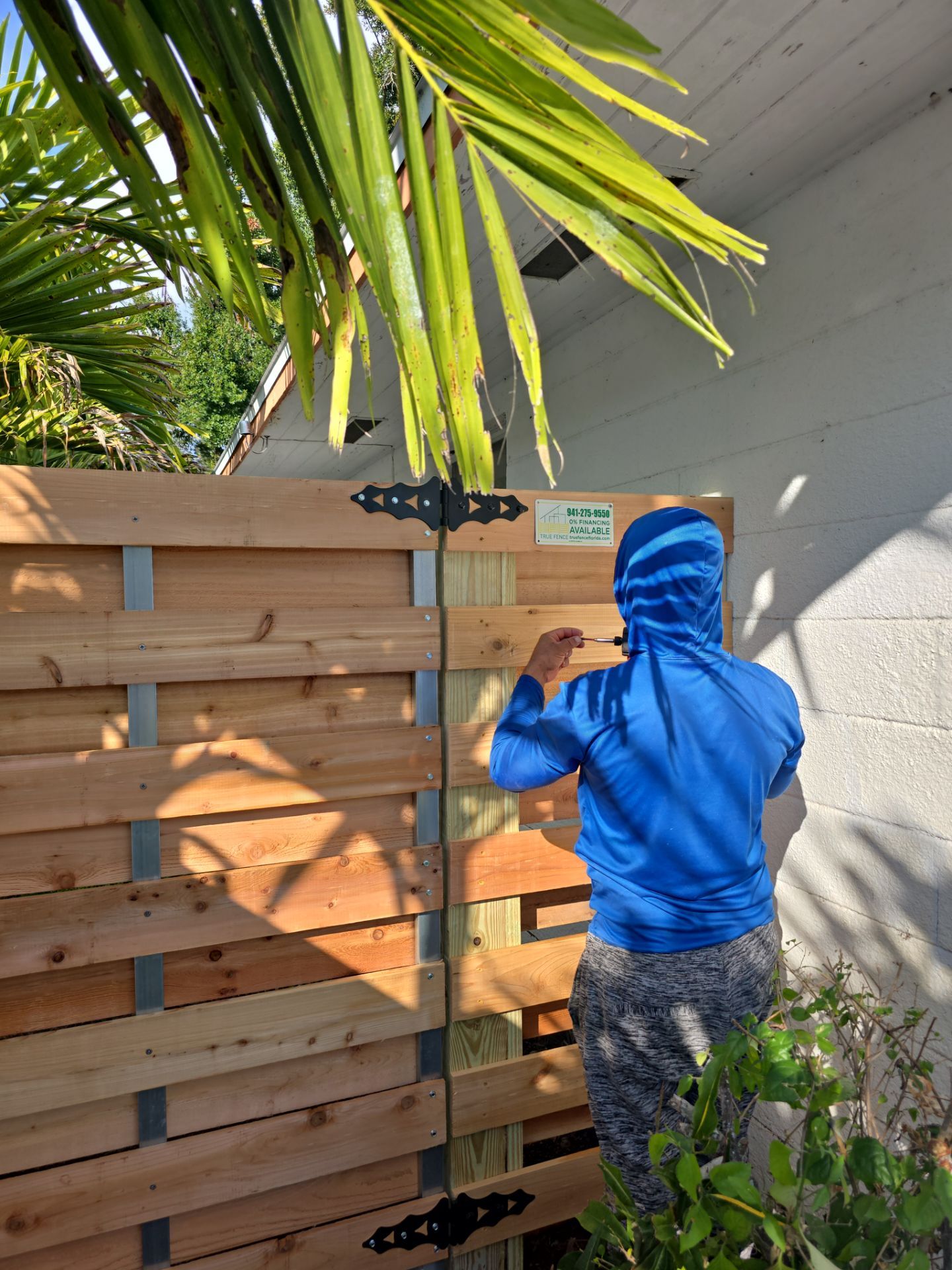Cedar Repair in Sarasota by True Fence LLC
