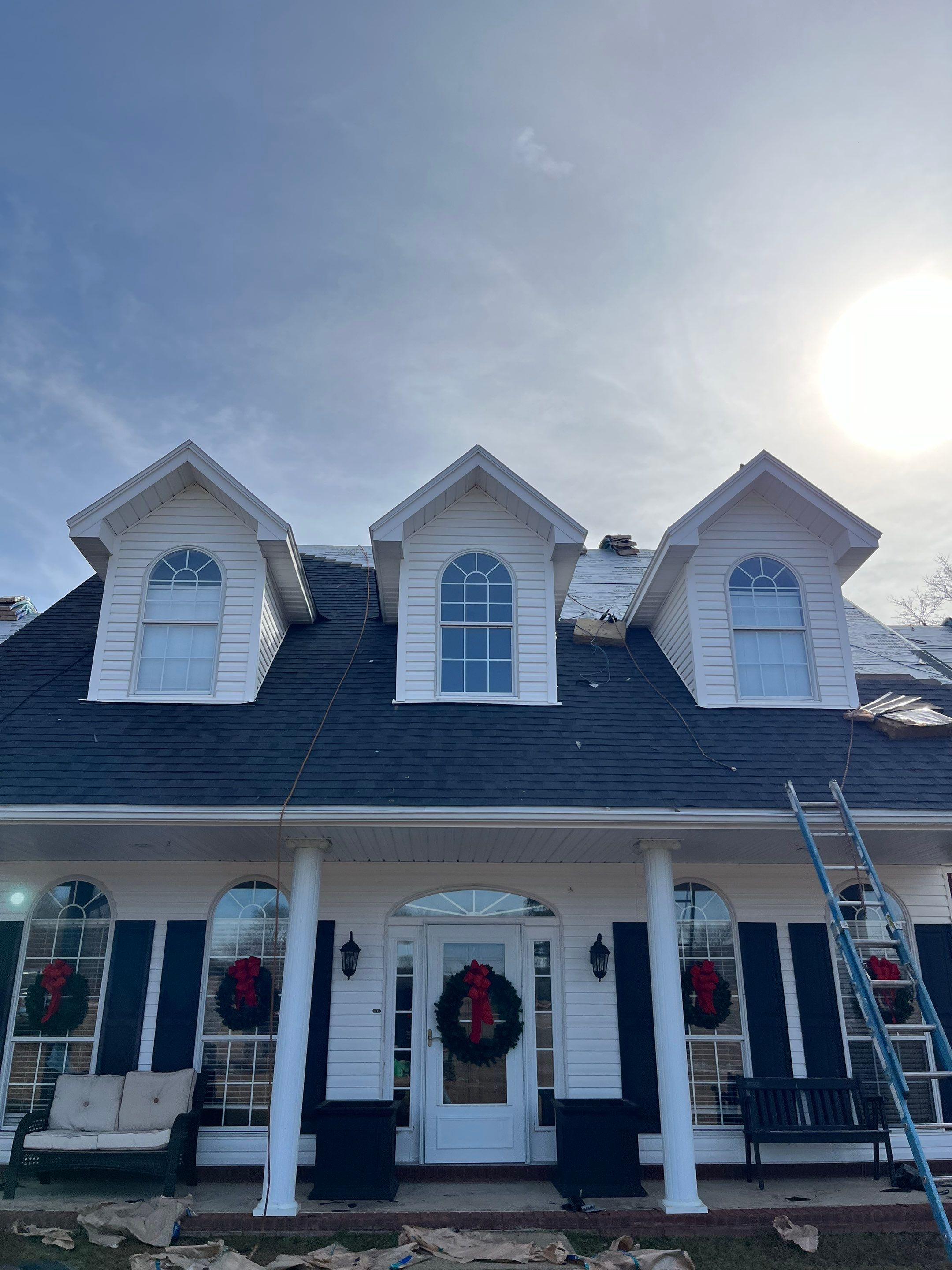 Residential Roofing Repair using CertainTeed XT25: Moire Black by Hostetler Roofing