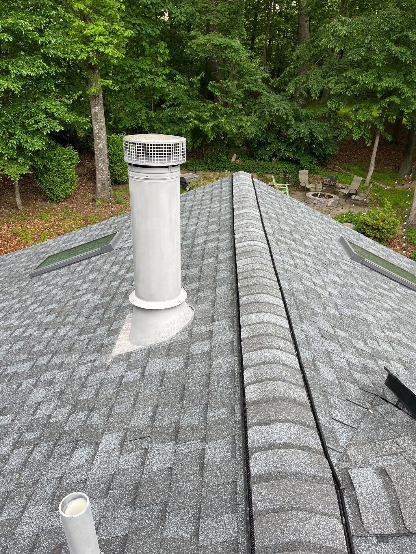 Oakton: Roof Replacement With CertainTeed Landmark Designer Shingles in Pewter by RM Banning, Inc.