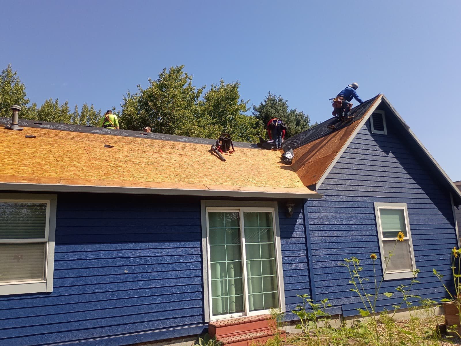 Complete Residential Roof Replacement and Sheathing Repair in Boise by Olive Roofing