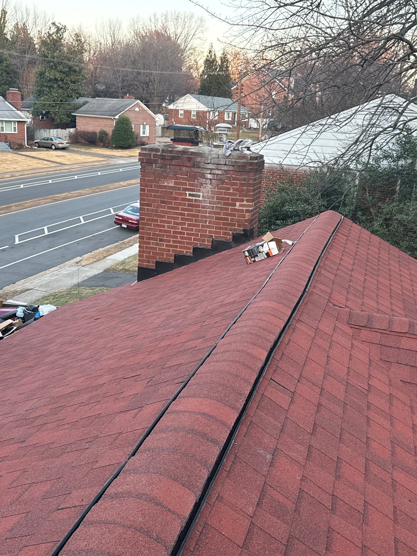 Arlington :Residential Roof Replacement with CertainTeed Landmark Pro in Max Def Red Oak  by RM Banning, Inc.