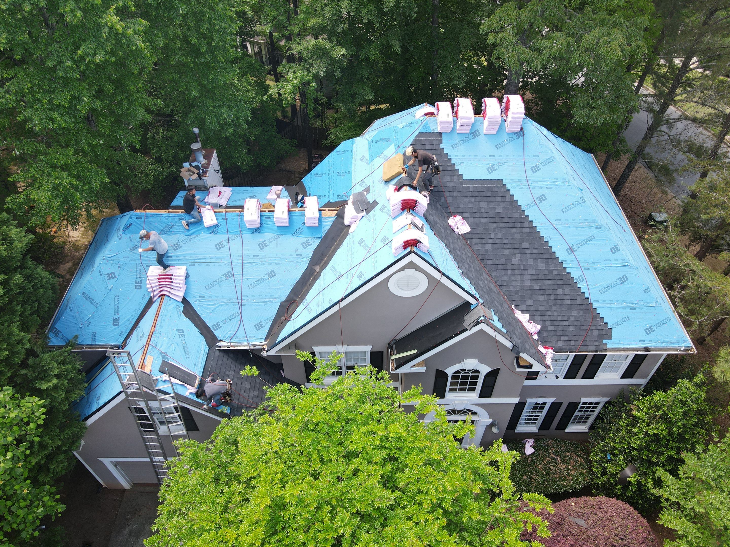 Residential Roofing Installation using Owens Corning by Inspector Roofing and Restoration