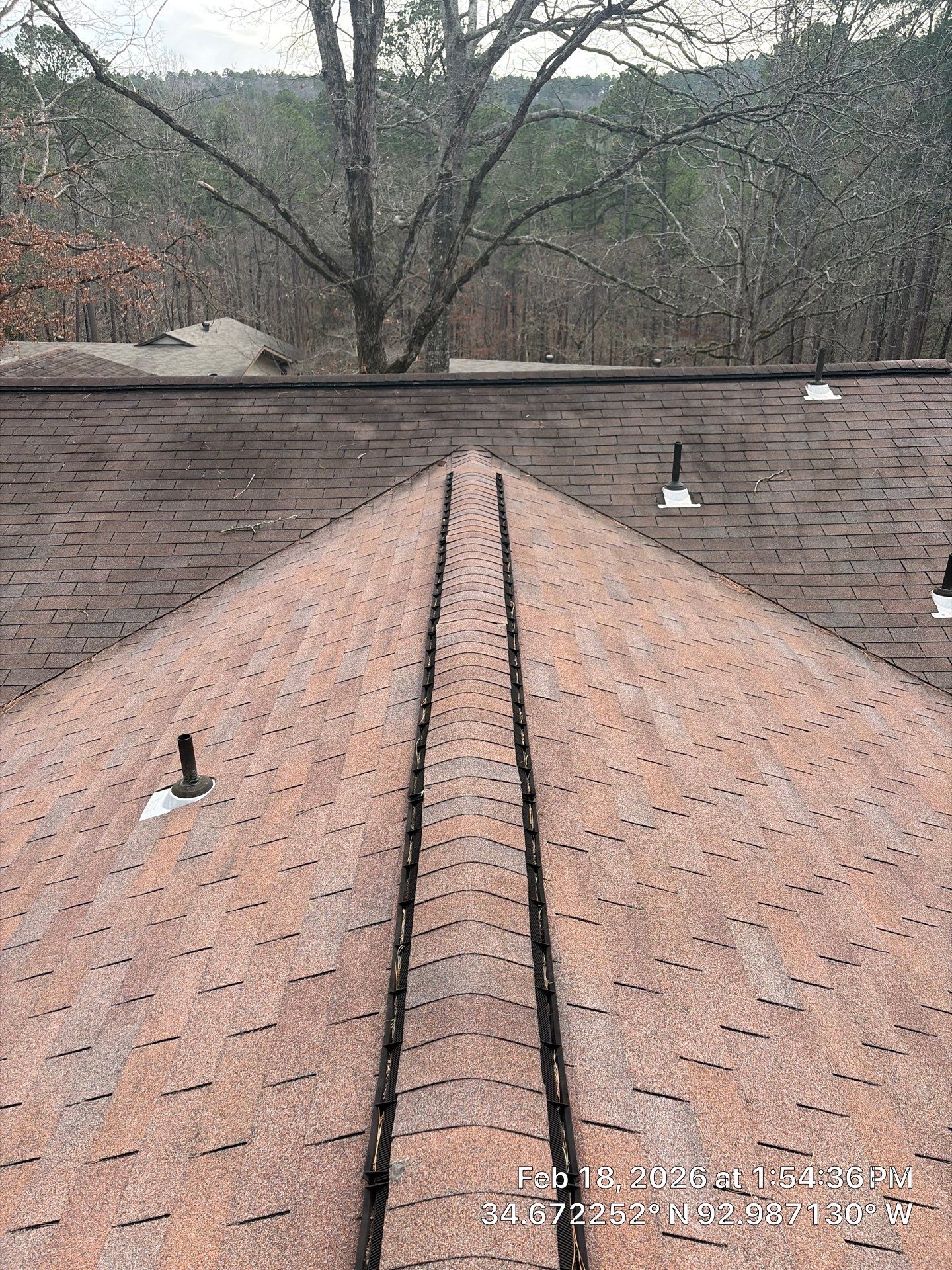 GAF Timberline HDZ Shingle Roof Replacement in Hot Springs Village by Temple Roofing and Exteriors