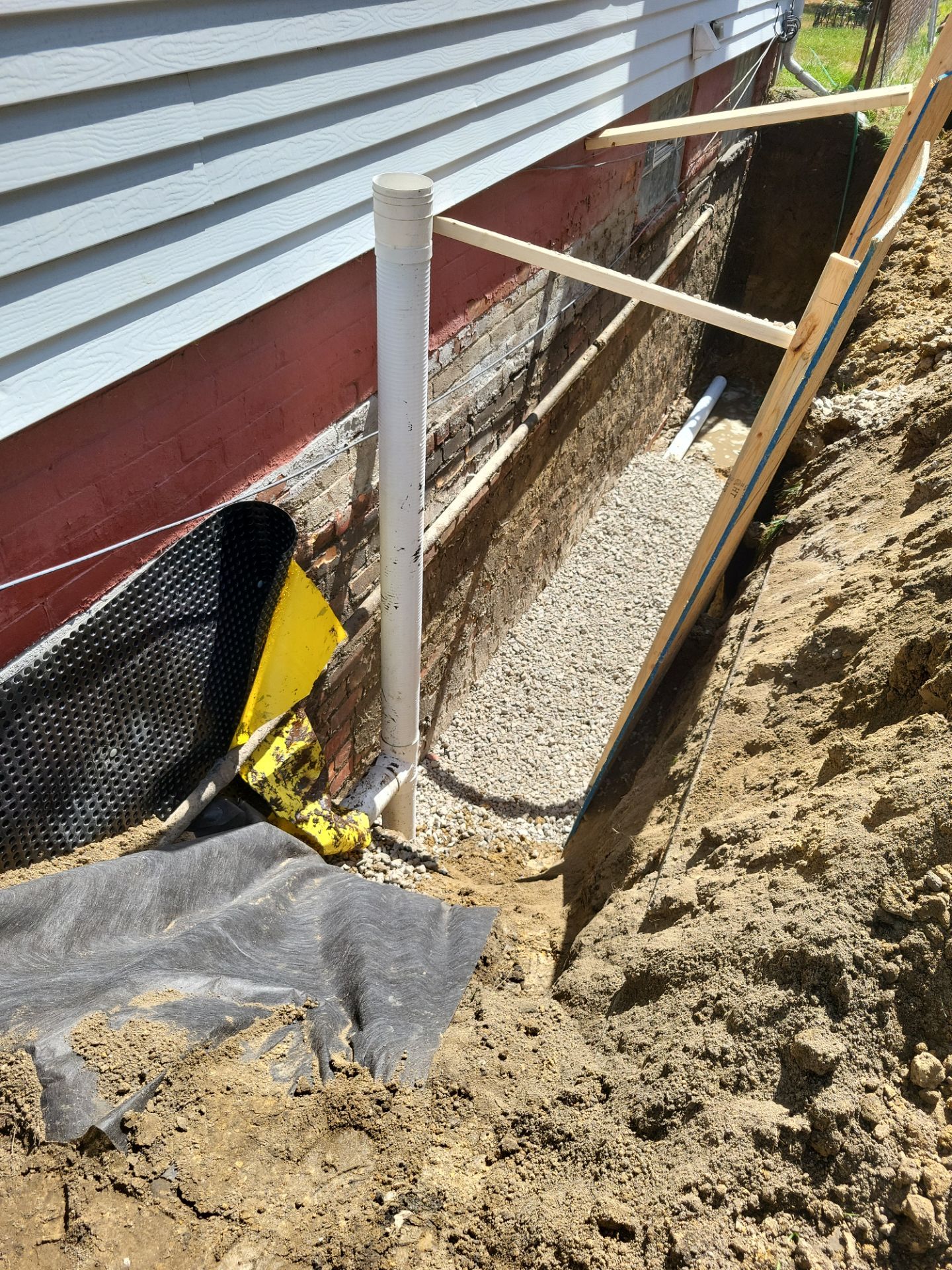 Exterior Deep Waterproofing System by Toledo Basement Repair