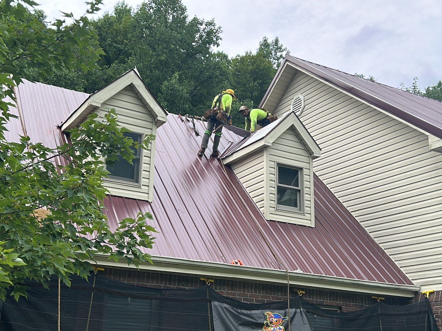 Residential Roofing Installation using Metal by Mr. Roofer