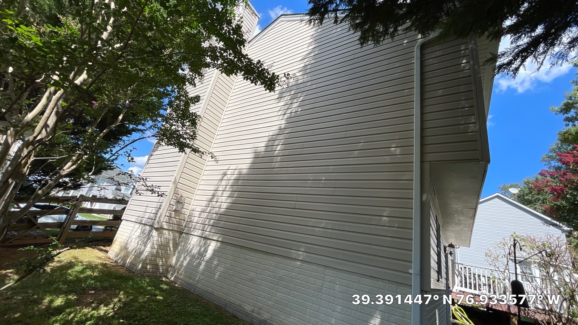 Project in Eldersburg by Baltimore Pressure Washers Inc.