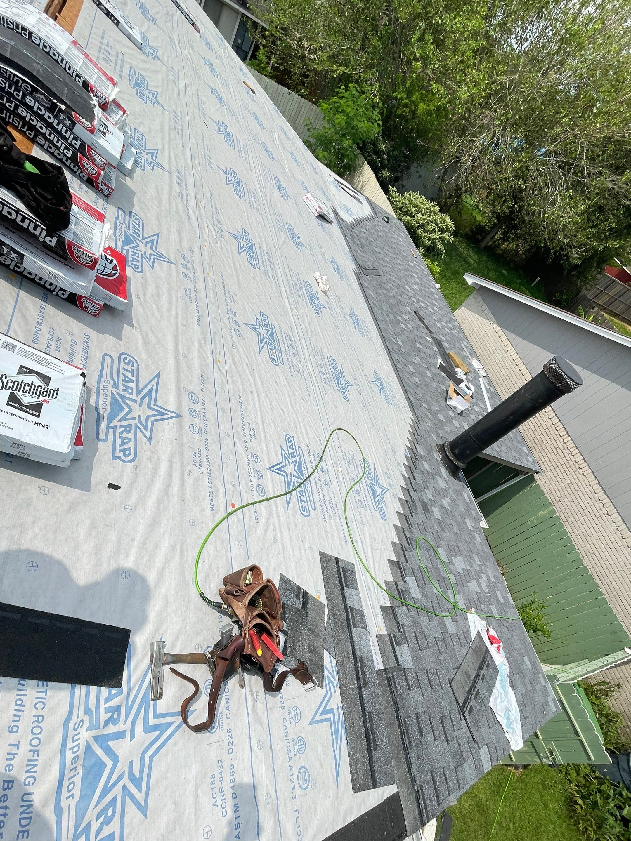 Roof Remplacement using Atlas Pinnacle® Pristine Pewter by CAP Roofing and Construction LLC