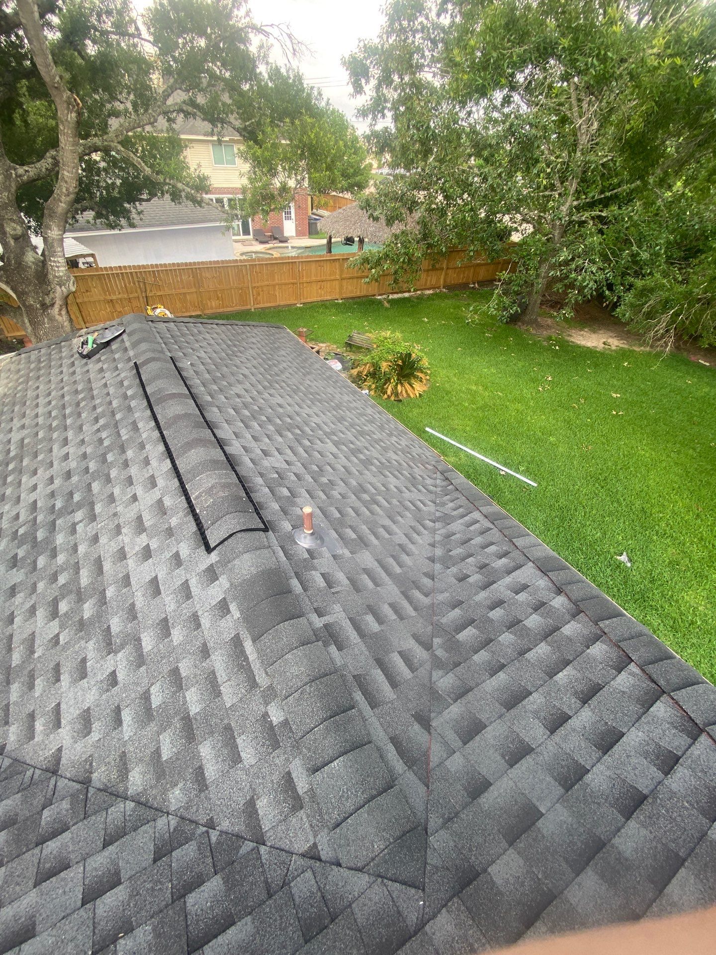 Residential Roof Replacement using GAF HDZ - Charcoal shingles by Elite Roofing LLC