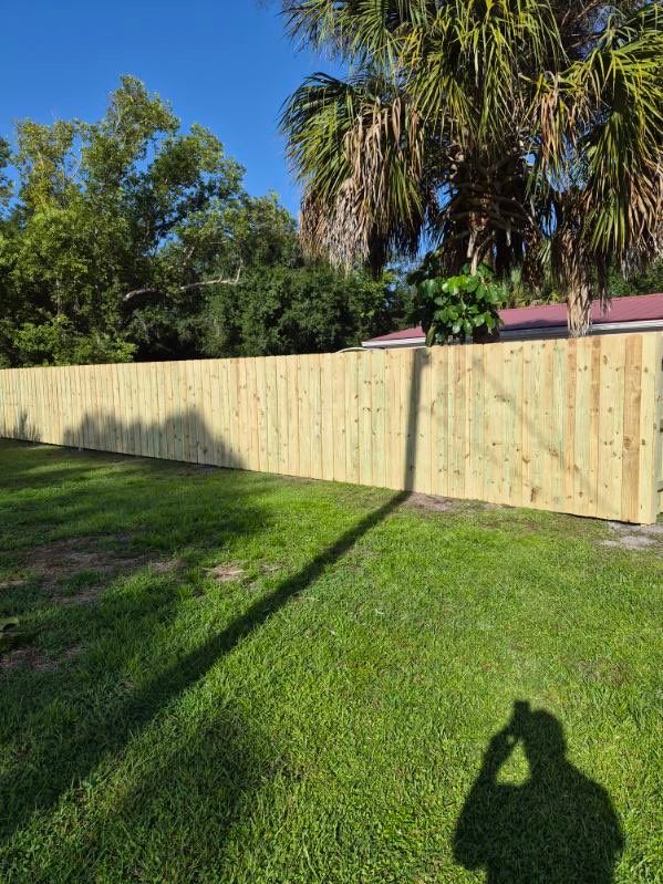 Black Vinyl Chain Link Fence Installation in Arcadia Florida by True Fence LLC