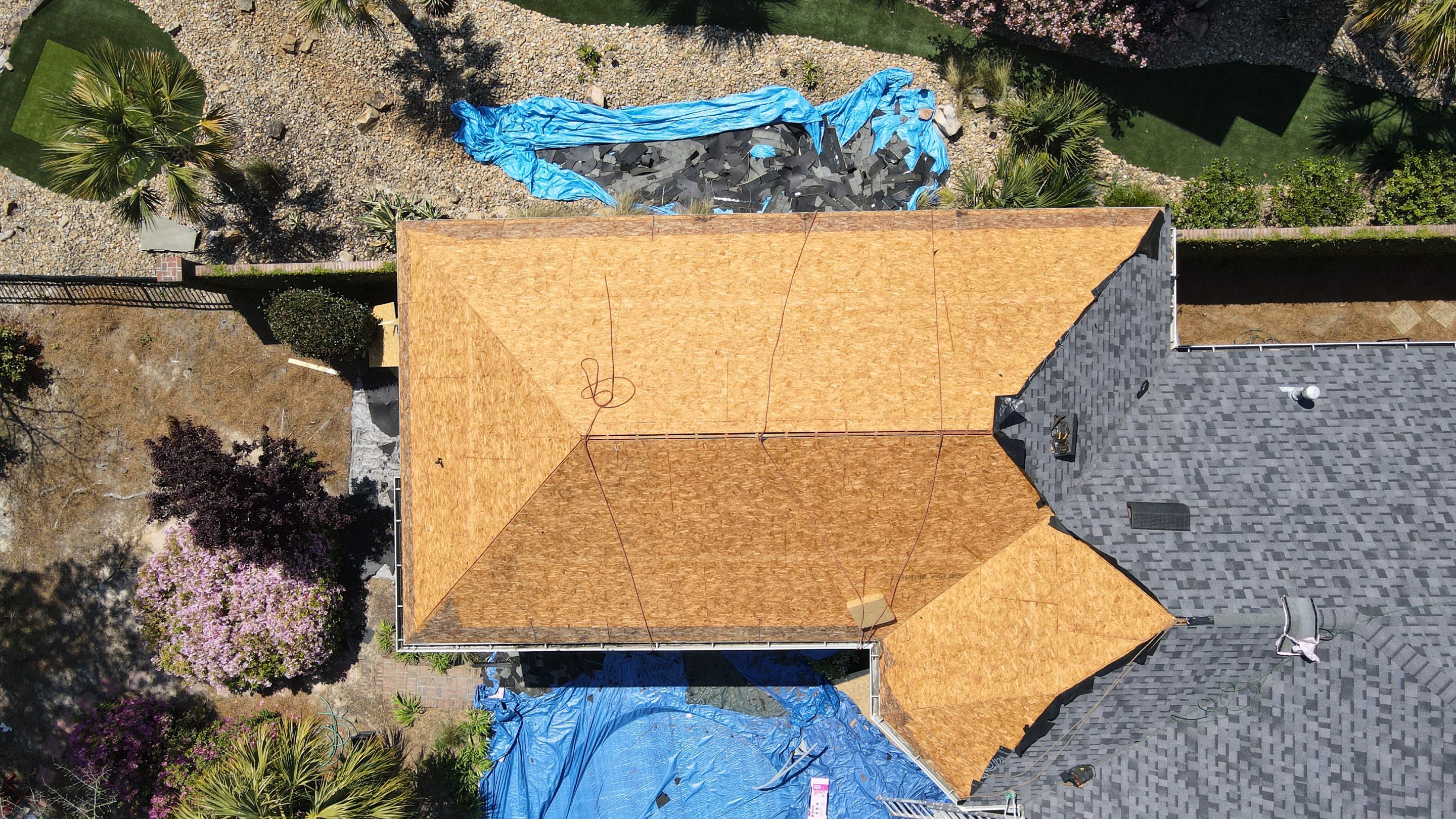 Residential Roofing Installation using Owens Corning Duration Midnight Plum by Indigo State Roofing