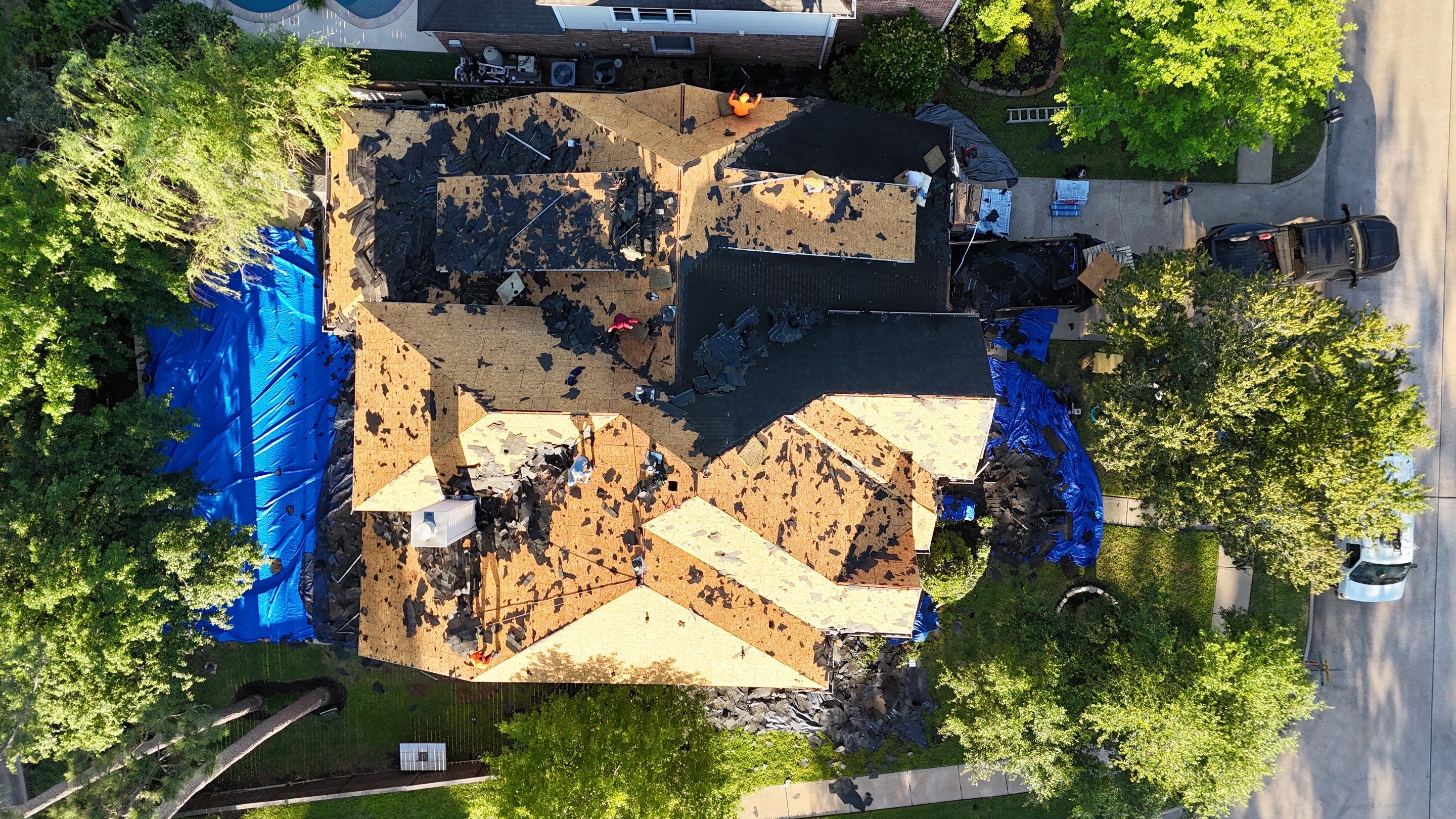 Residential Roofing Installation using Architectural Shingles by Core Four Roofing