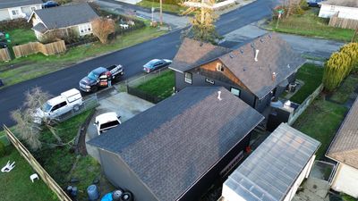 GAF Timberline NS, Charcoal, House and Garage Roof Replacement