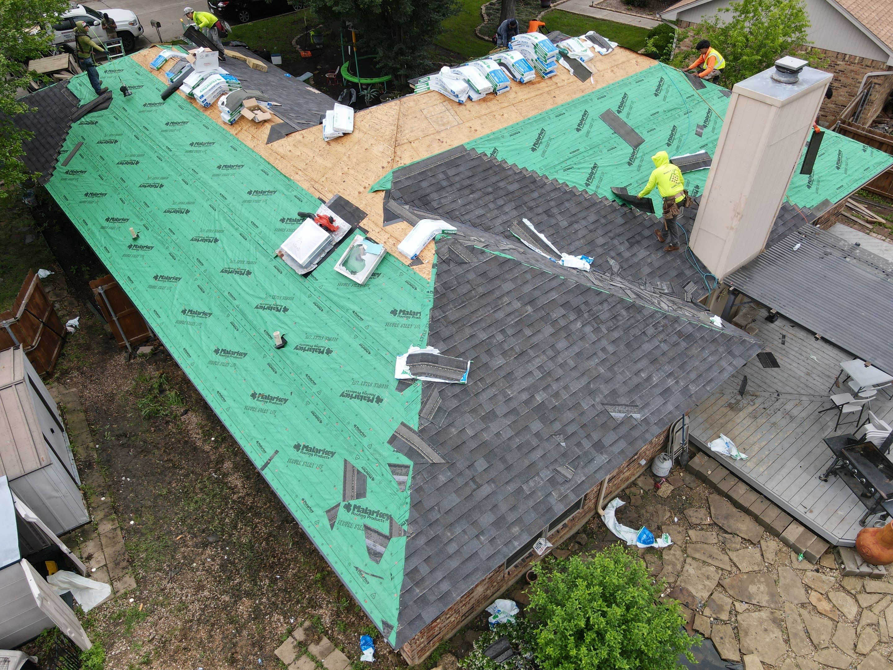 New Sky light/ New Roof/ Gutters and Fence Staining.  by Berry Good Roofing 