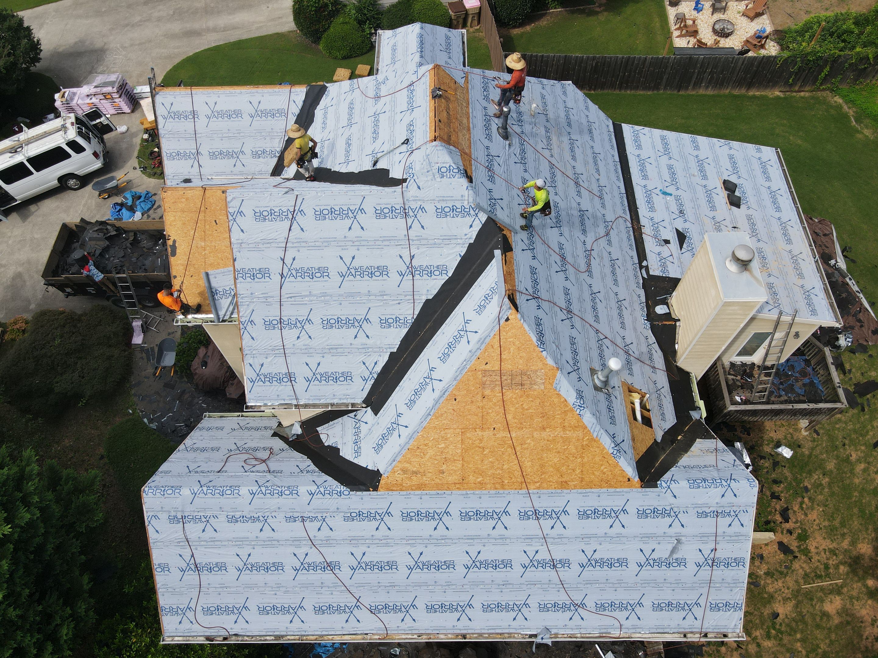 Residential Roofing Installation using Owens Corning by Inspector Roofing and Restoration