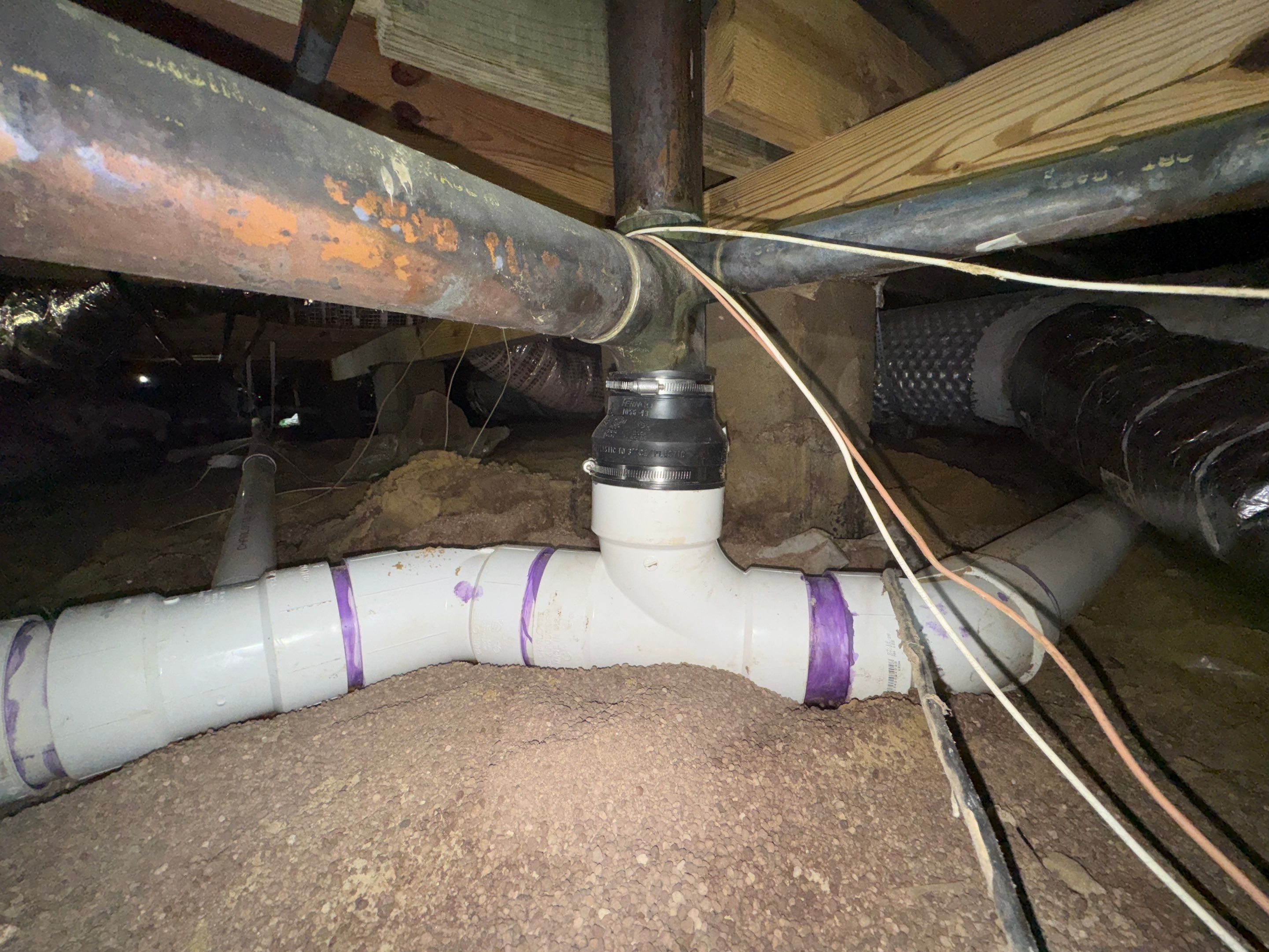 Project in Chesapeake by Patriot Crawl Space Repairs