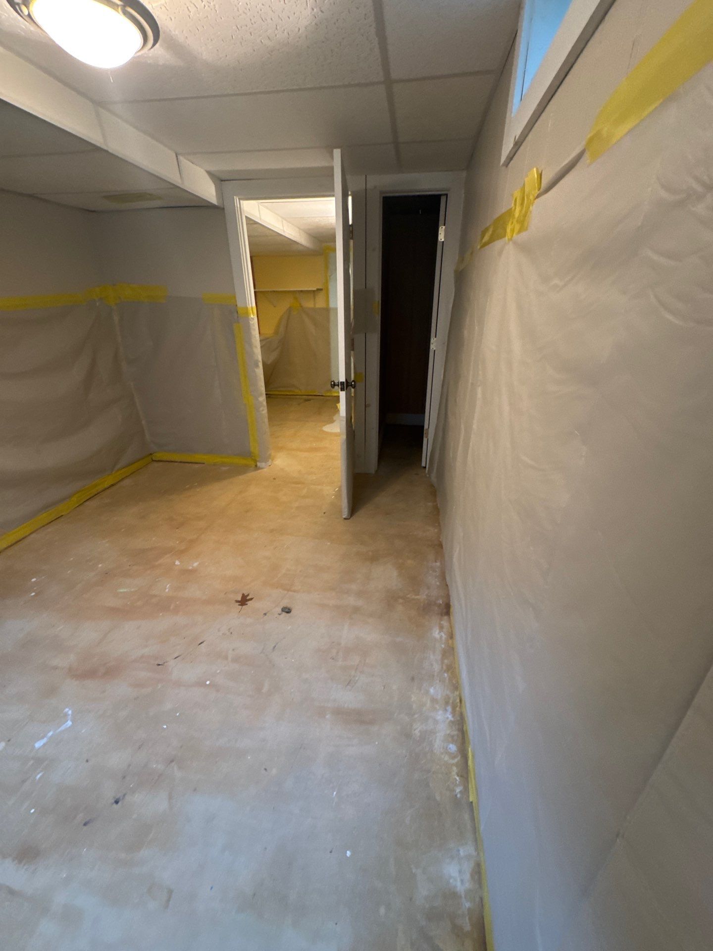 Custom Epoxy Flake Floor Installation for Spring Lake Residence by Gordon Painting