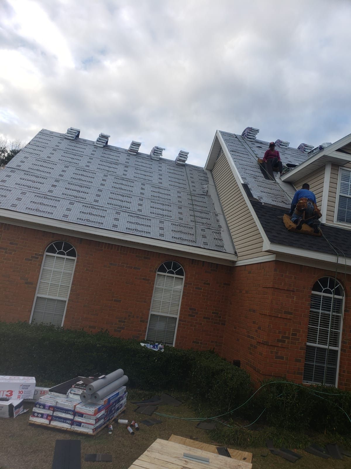 Residential Roofing Installation using Roof Replacement by American Roofing & Construction LLC