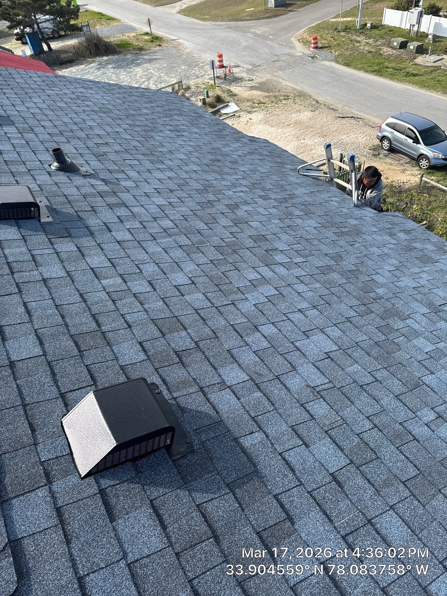 Fortified Roof Replacement Wilmington NC | CertainTeed Landmark PRO Coastal Blue by RGR Construction and Roofing, LLC