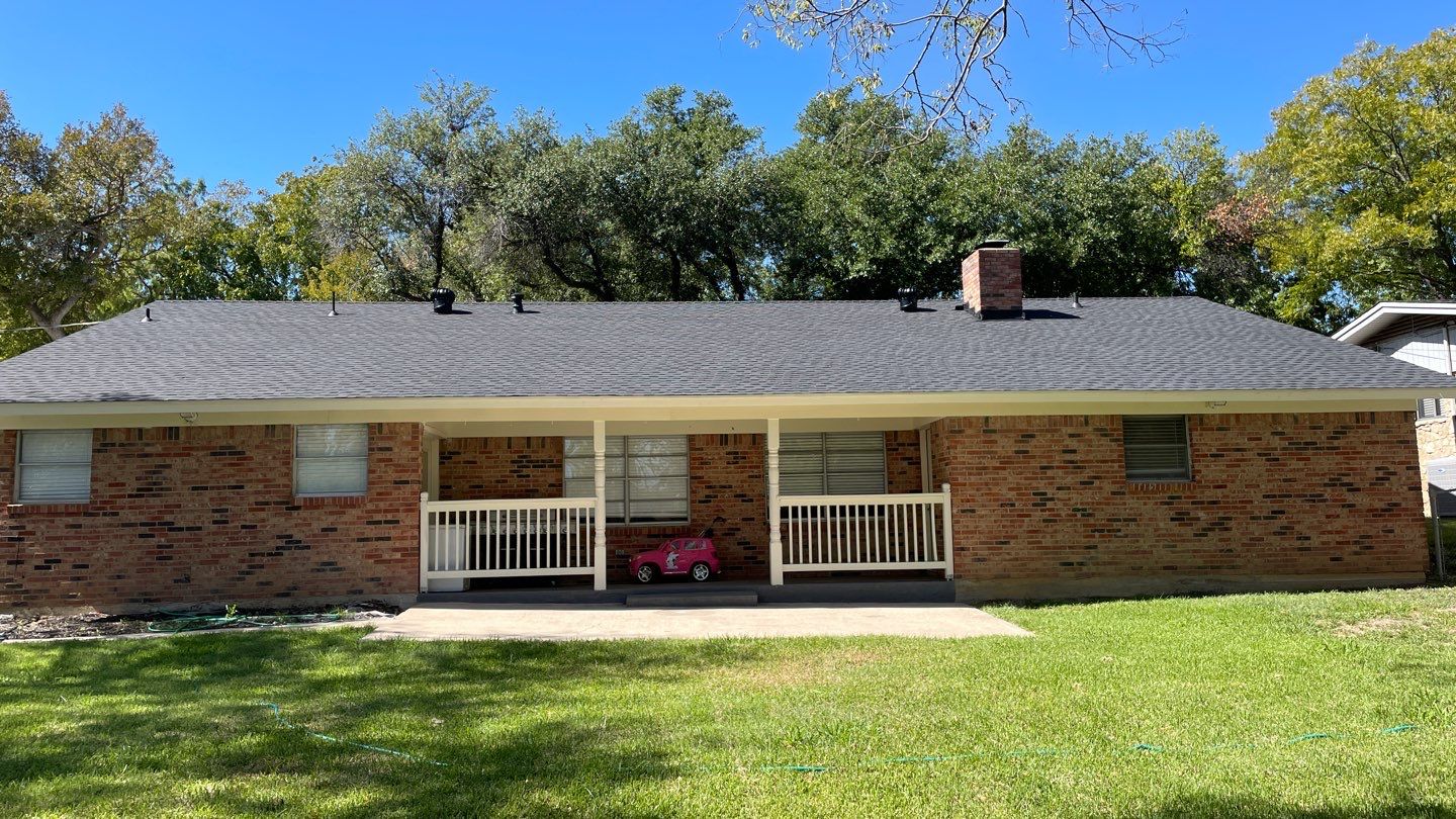 Residential Roof Replacement using GAF HDZ Shingles - Ft. Worth TX by Roof Experts