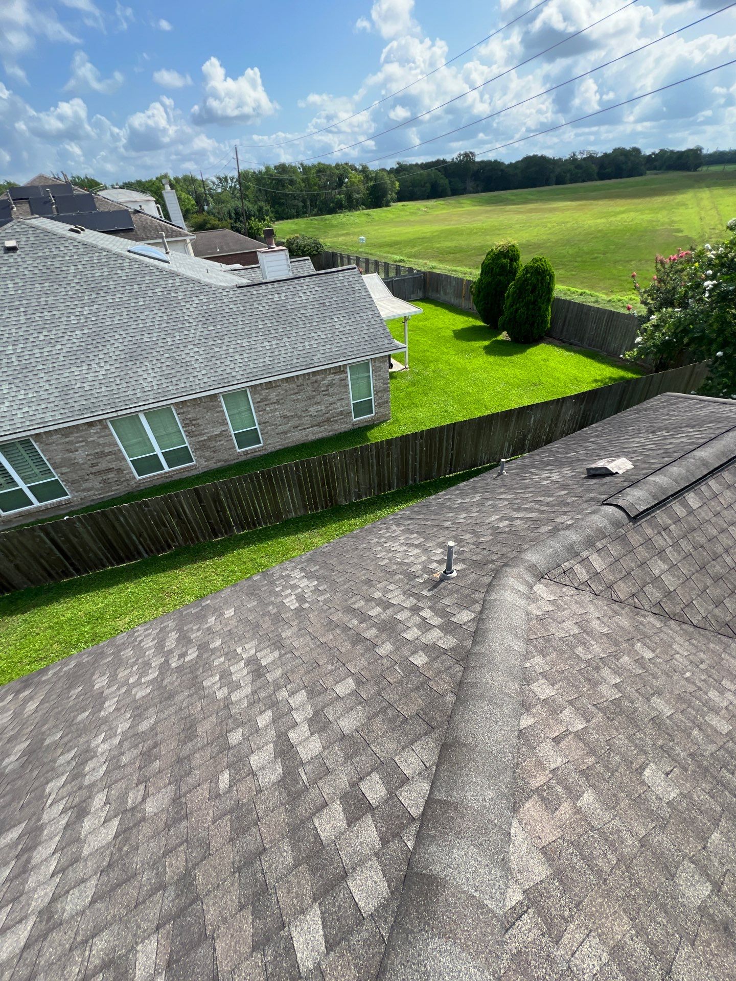 Hail Damage using Owen's Corning Duration (Lifetime) Shingles by Roof Repair Company