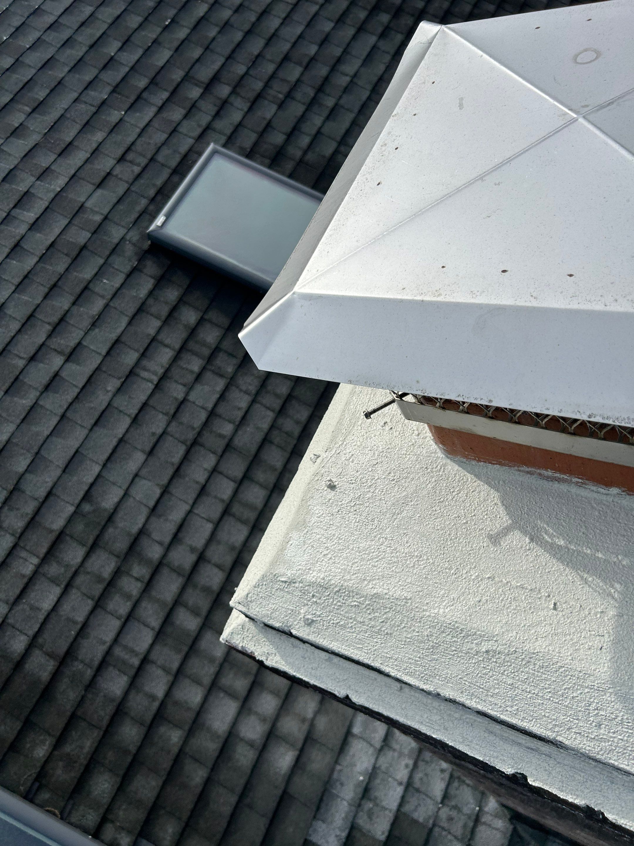 Chimney Crown Repair and Chimney Cap by Premier Chimney and Roofing