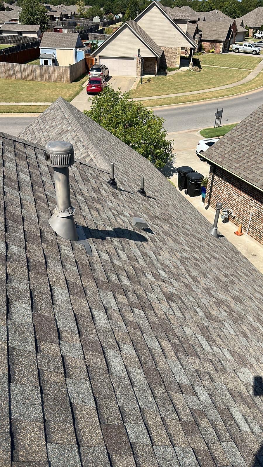 Reroof using Owens Corning Duration Storm IR in Driftwood by Castillo Roofing