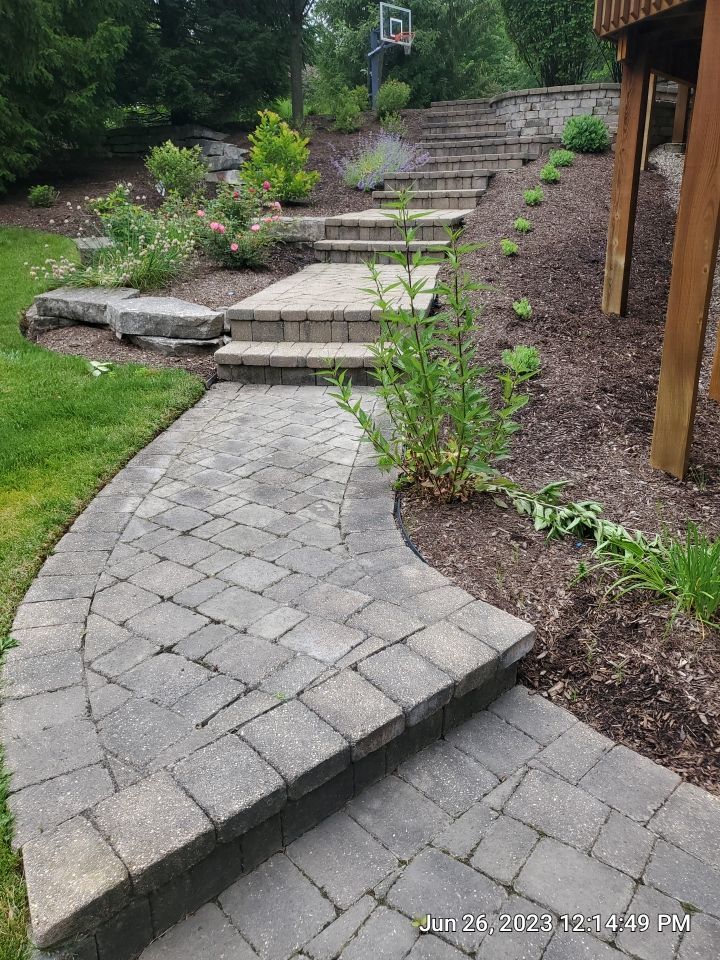 Brick paver clean, sand and seal.  using Surebond SB-1300 by Northern Power Washing LLC.