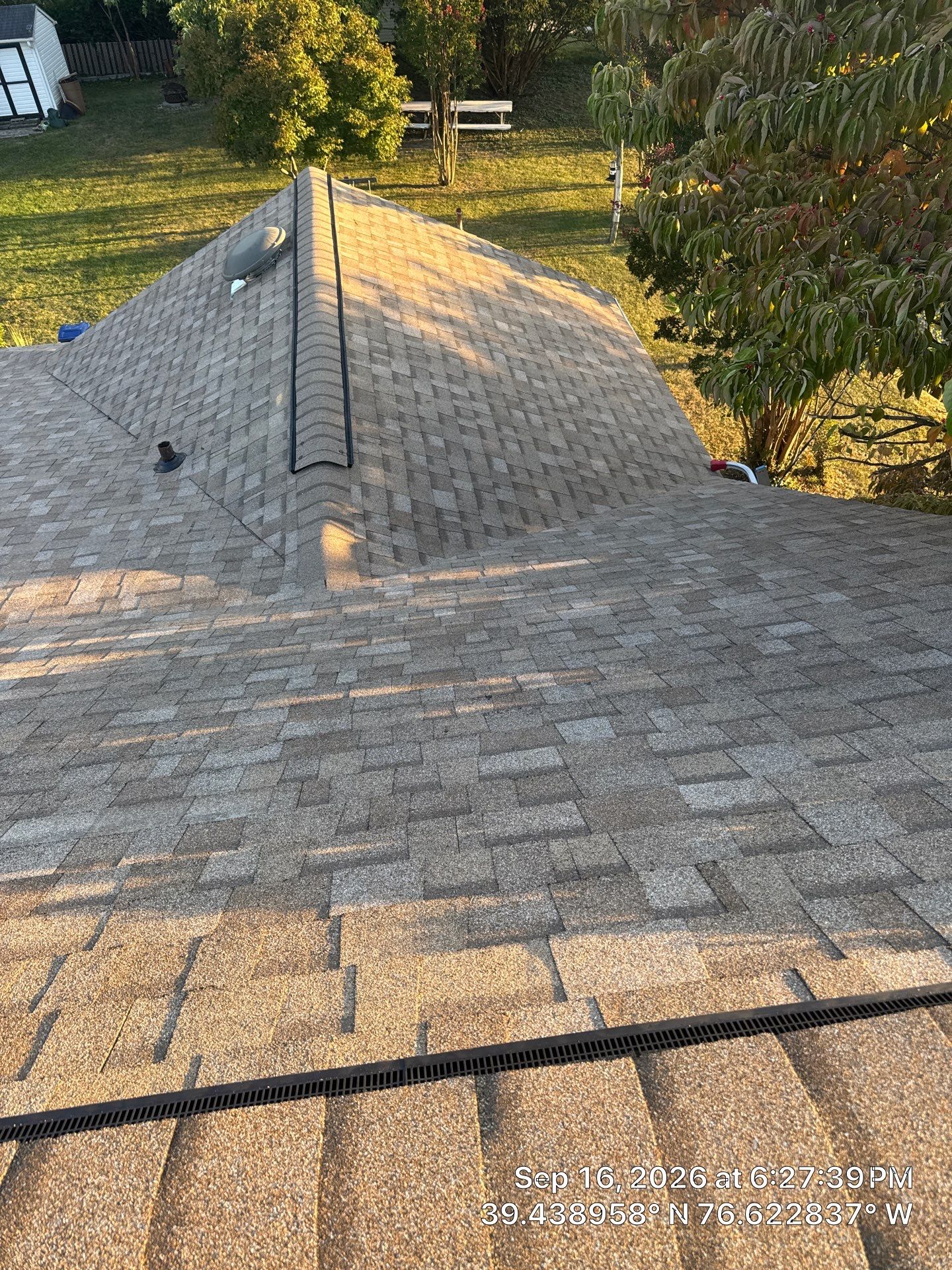 Architectural Asphalt Shingle Roof Replacement in Timonium, Maryland by First Chesapeake Roofing
