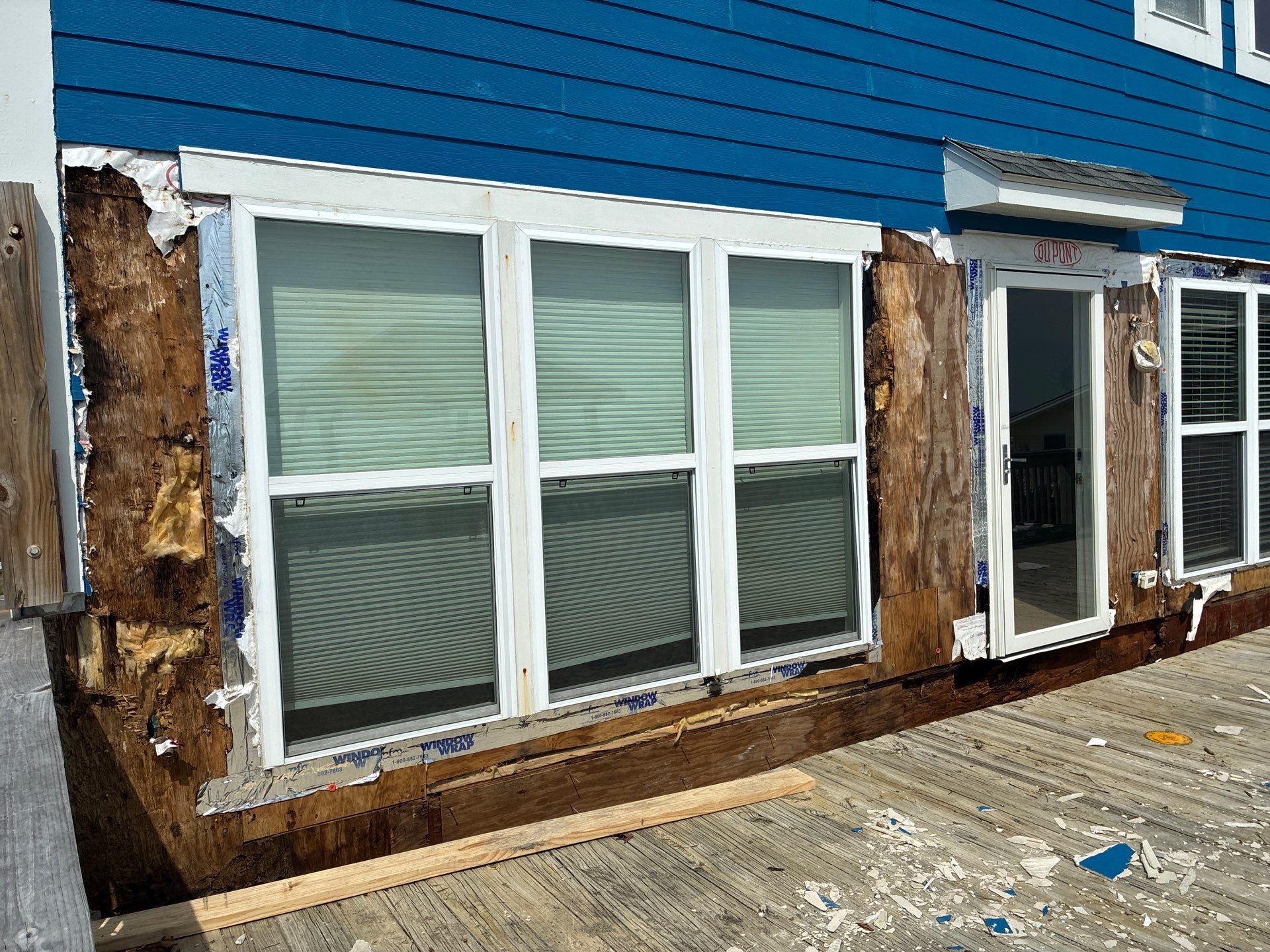 Oceanfront Structural Repair and Exterior Rebuild in Oak Island NC | RGR Construction and Roofing, LLC by RGR Construction and Roofing, LLC