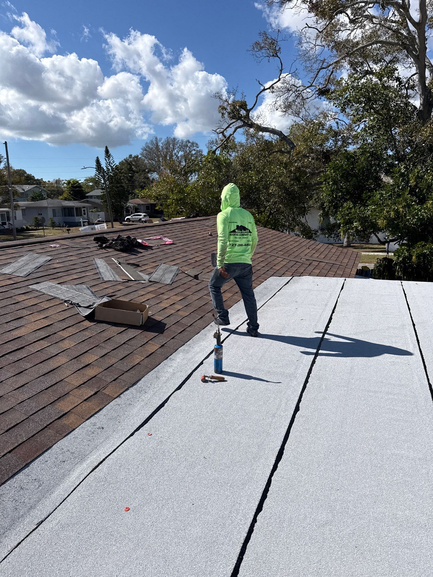 Project in St. Petersburg 33713 by Mitchell Roofing Company LLC