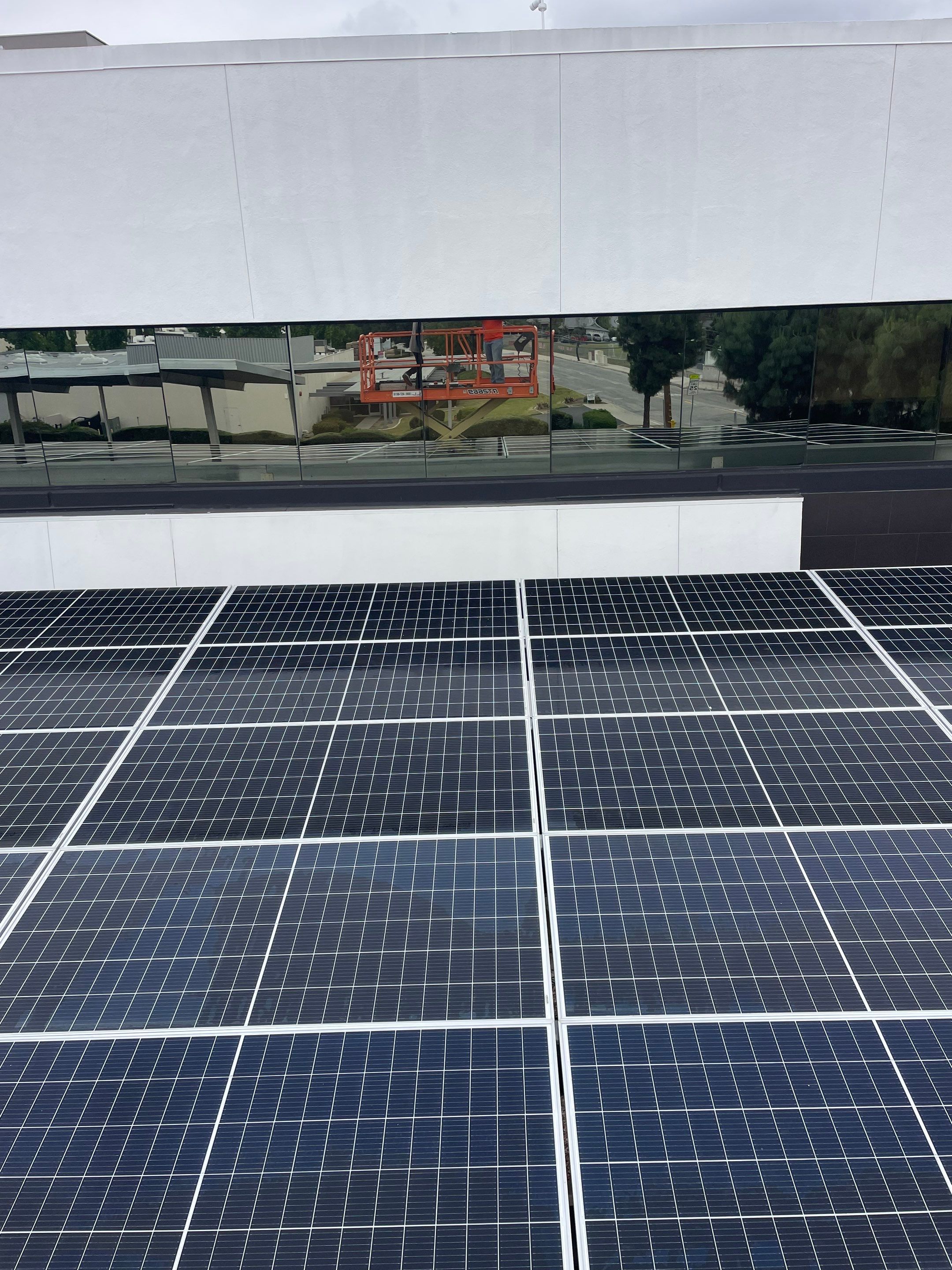 Commercial Solar Panel Cleaning by Palm Coast Solar Cleaning