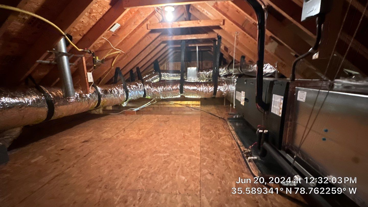 2 Trane XV20i Split System Install by Nick's Mechanical LLC.