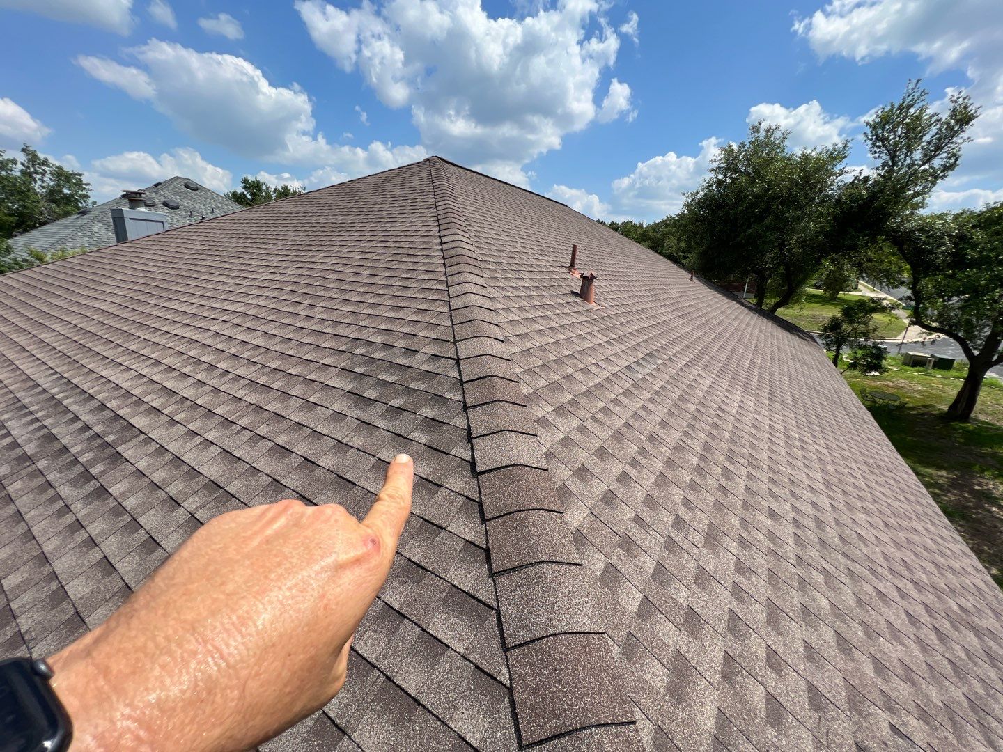 Residential Roofing Repair using GAF HDZ Timberline by Oakwood Roofing and Construction, LLC