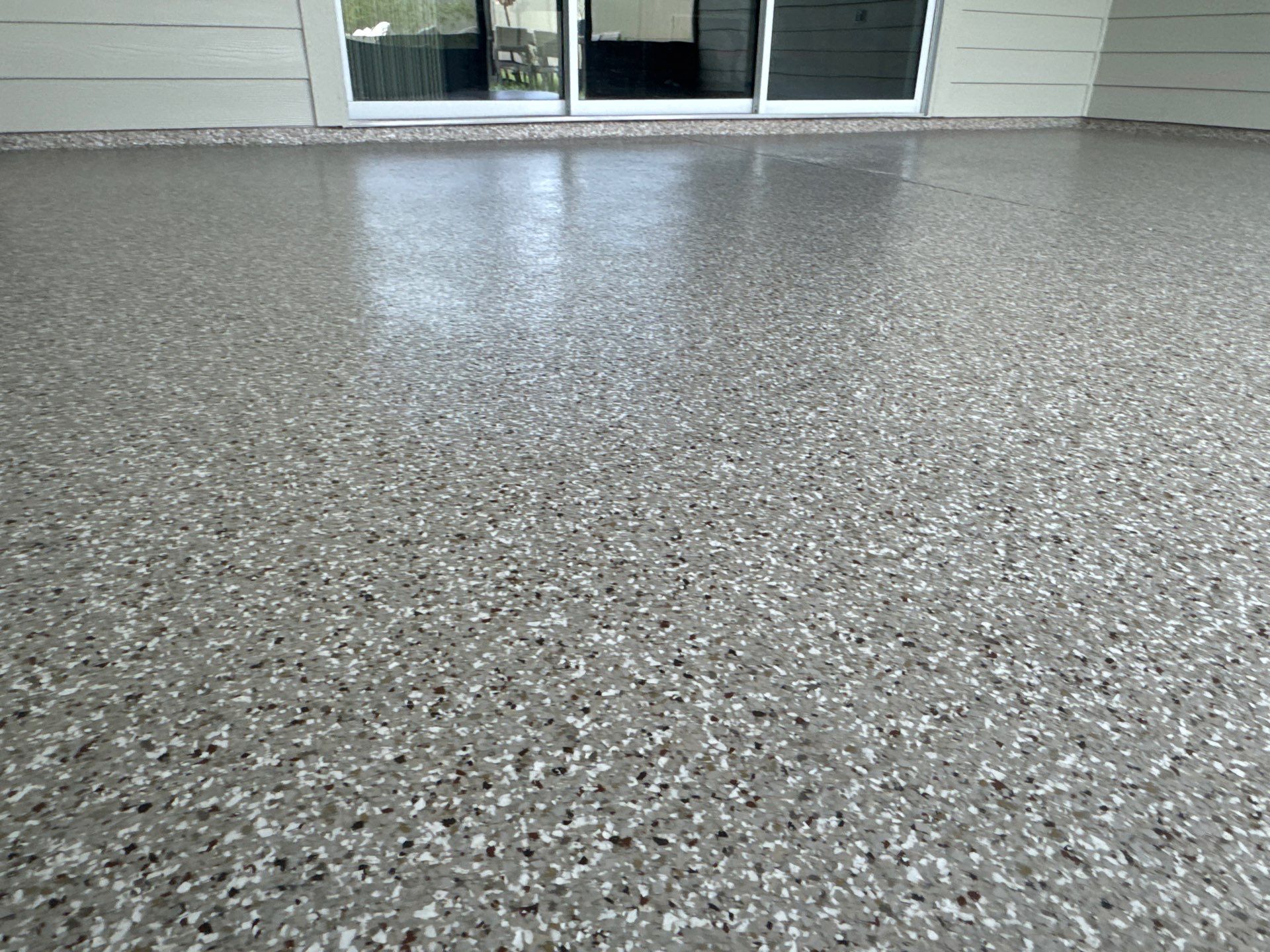 Porches Project in Newberry, FL in Pebble Beach by Cross Creek Concrete Coatings