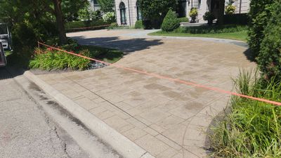 Brick paver clean, sand and seal.  using Surebond SB-1300