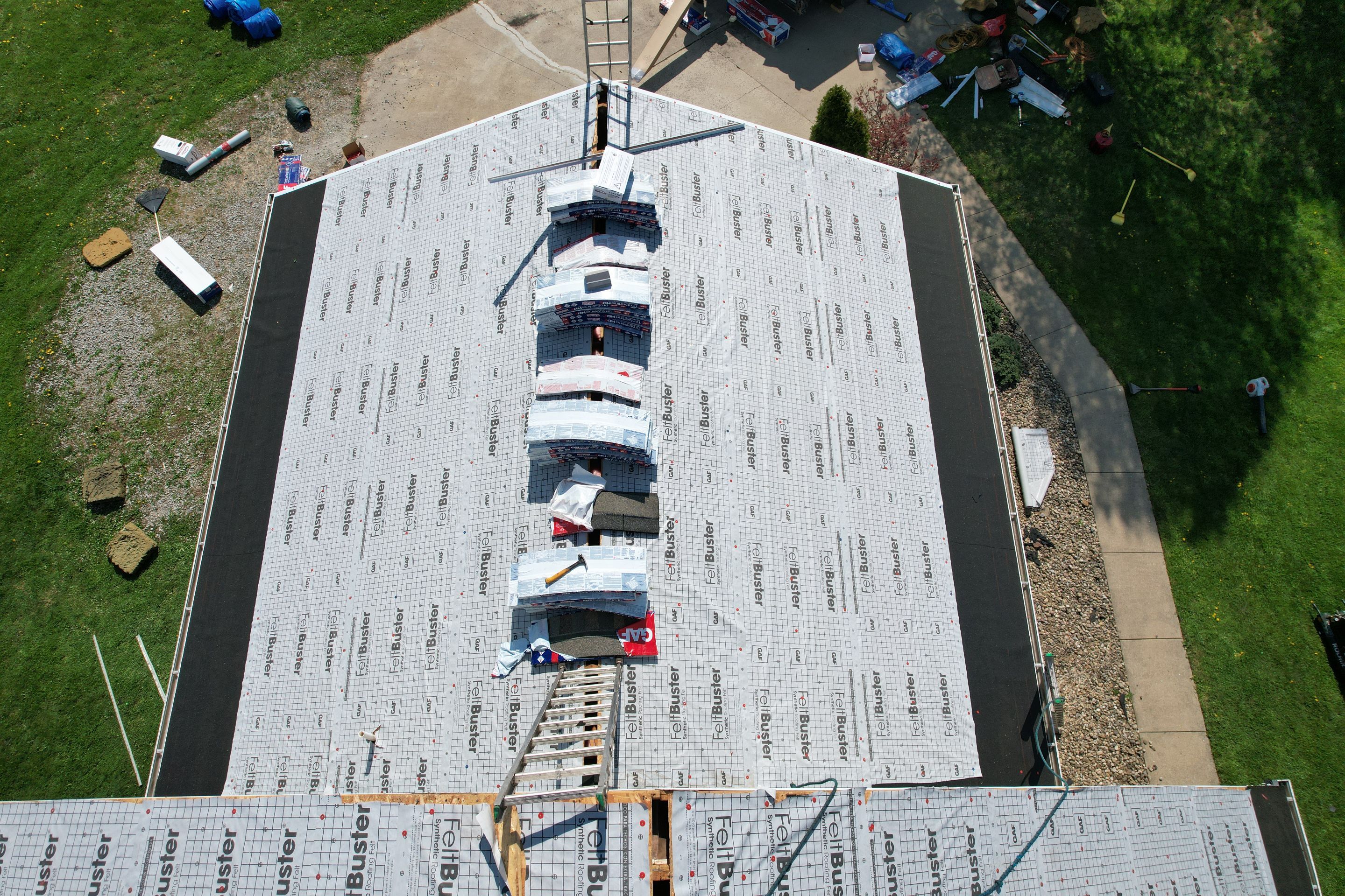 Residential Roofing Installation using GAF Timberline HDZ Cedar Falls by Rainstoppers Roofing