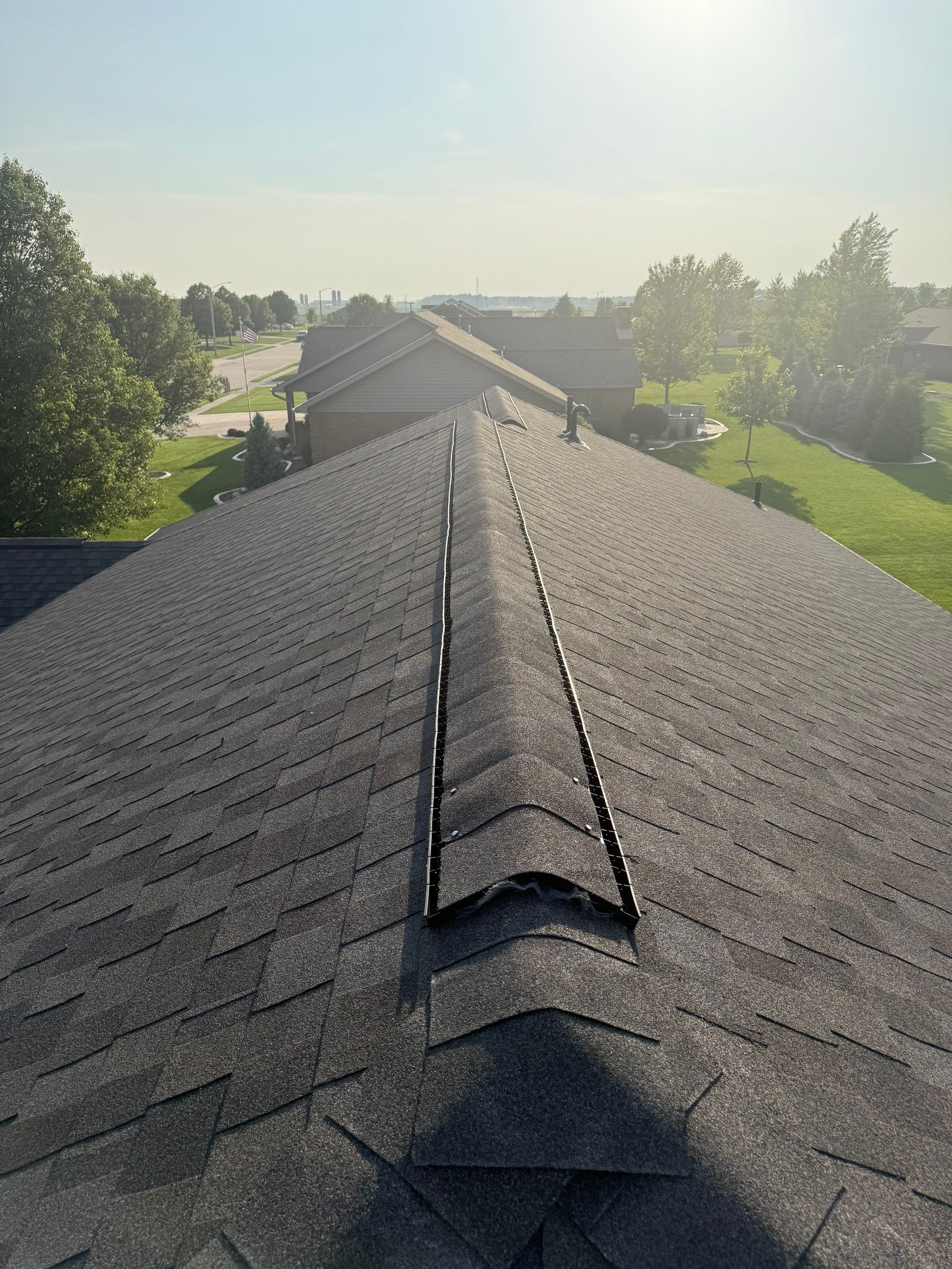 Residential Roofing Installation using GAF Timberline HDZ Appalachian Sky by Nitro Roofing and Construction