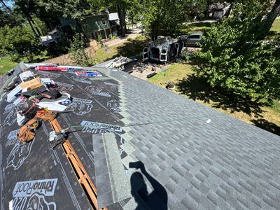 Full Roof Replacement Following Prior Chimney Repair – Repeat Customer Project