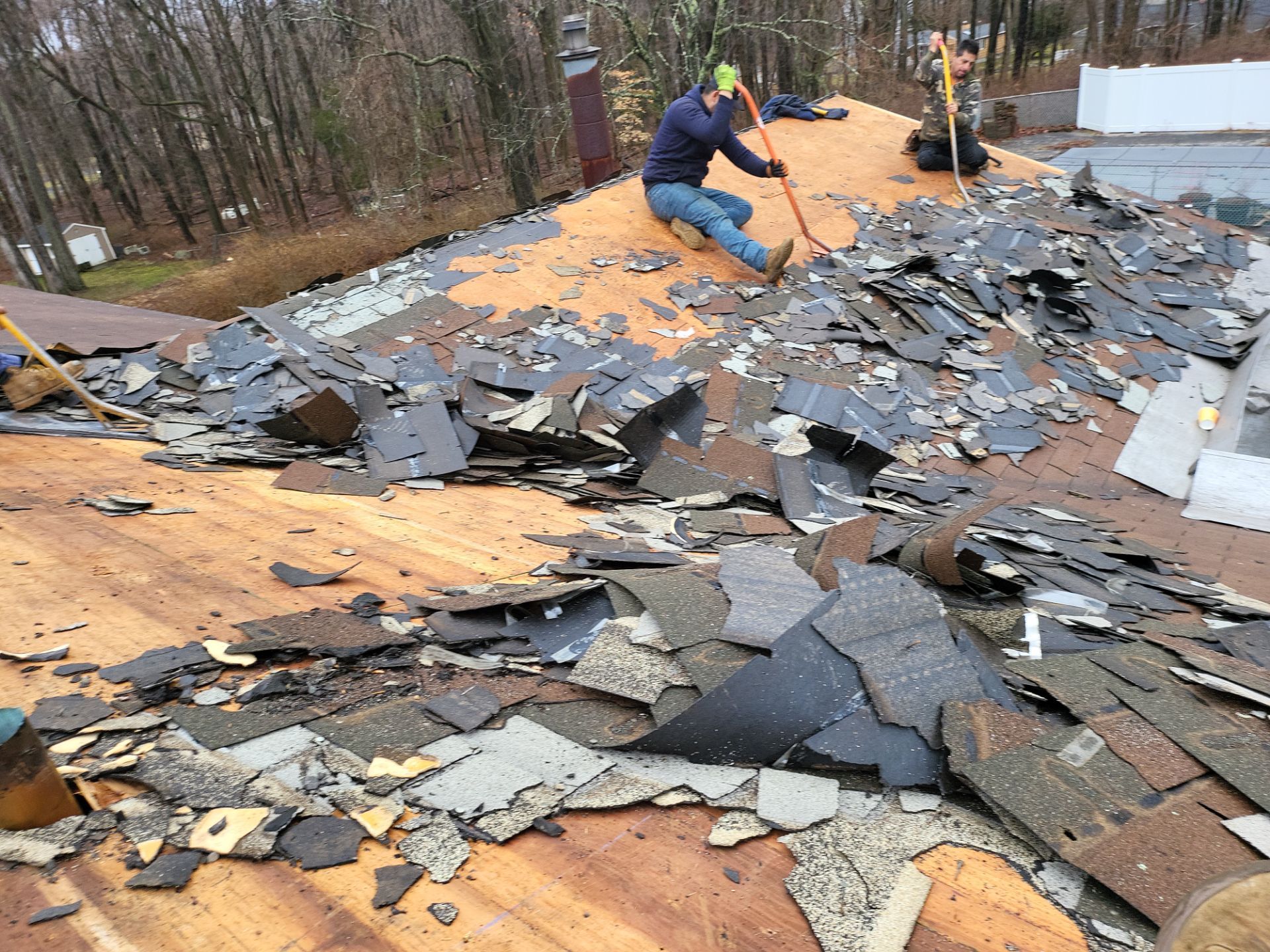 Residential Roofing Installation using Owens Corning TruDefinition Duration Designer - Black Sable by A Plus Exterior