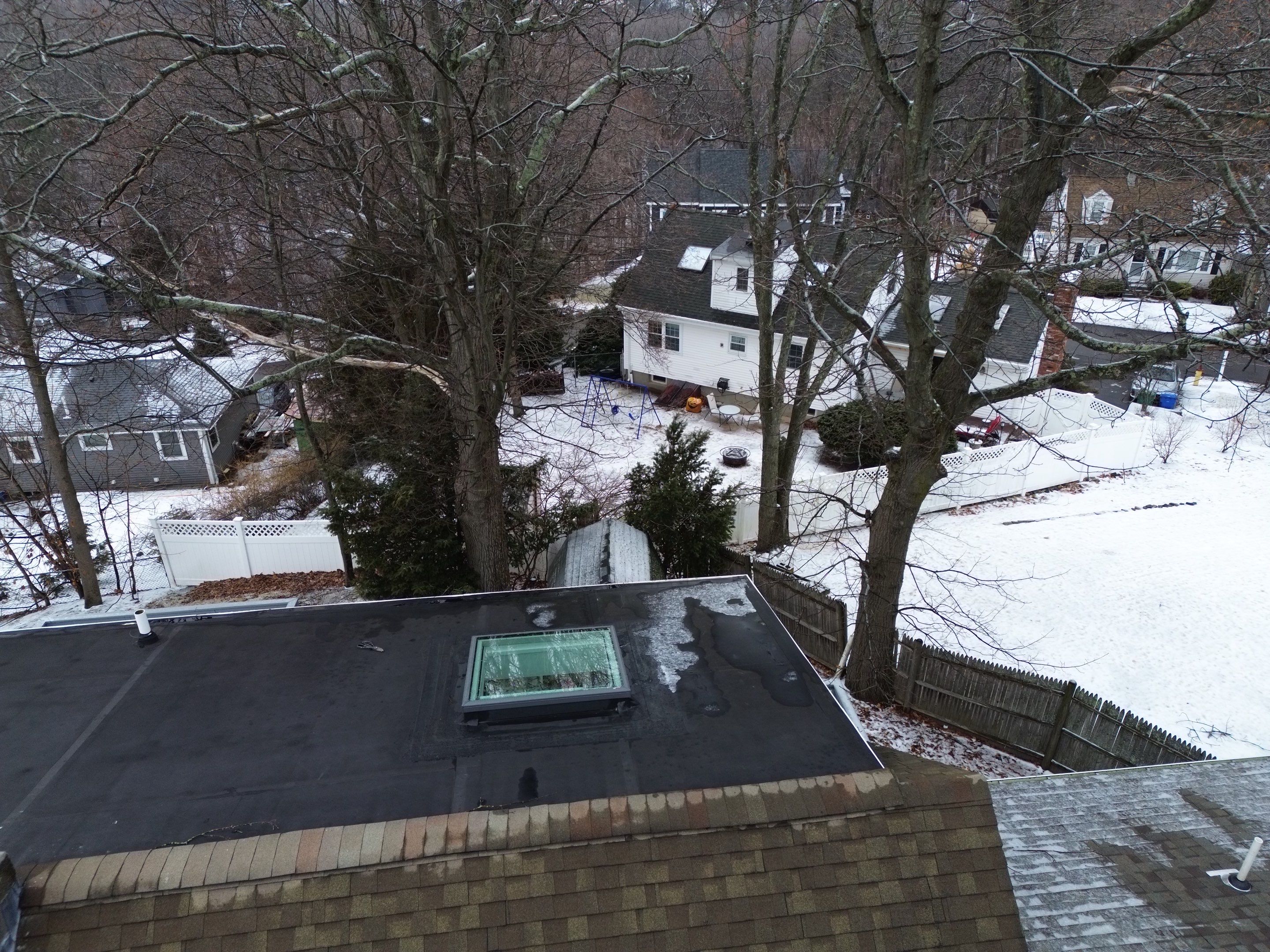 Roofing, Skylight & Chimney Project in Burlington by Mighty Dog Roofing of Greater Middlesex County