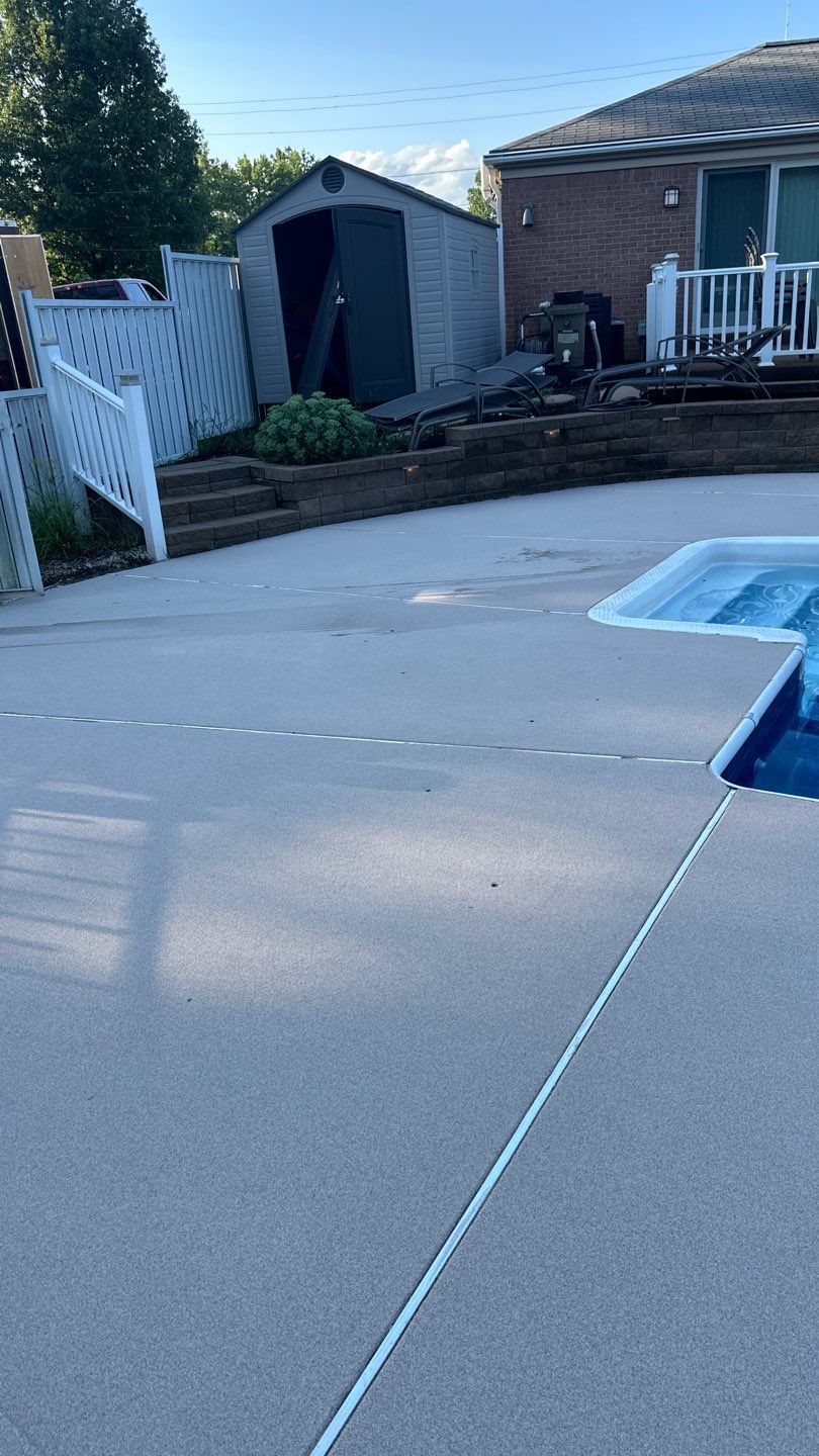 Pool Deck Project in Monroeville by Floors in a Day, Inc