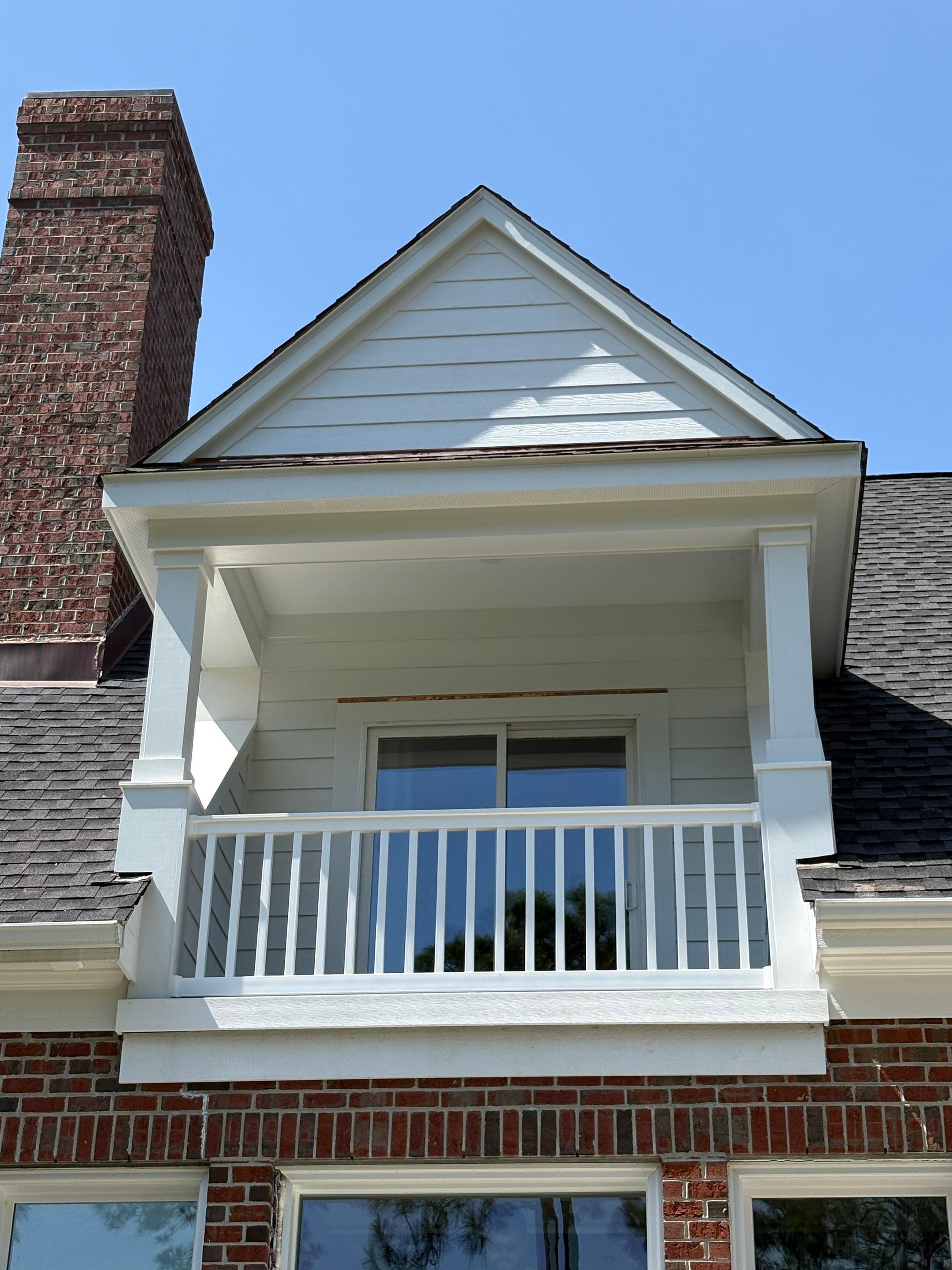 Southport Dormer Siding Replacement and Architectural Trim Restoration by Ideal Siding Wilmington, NC