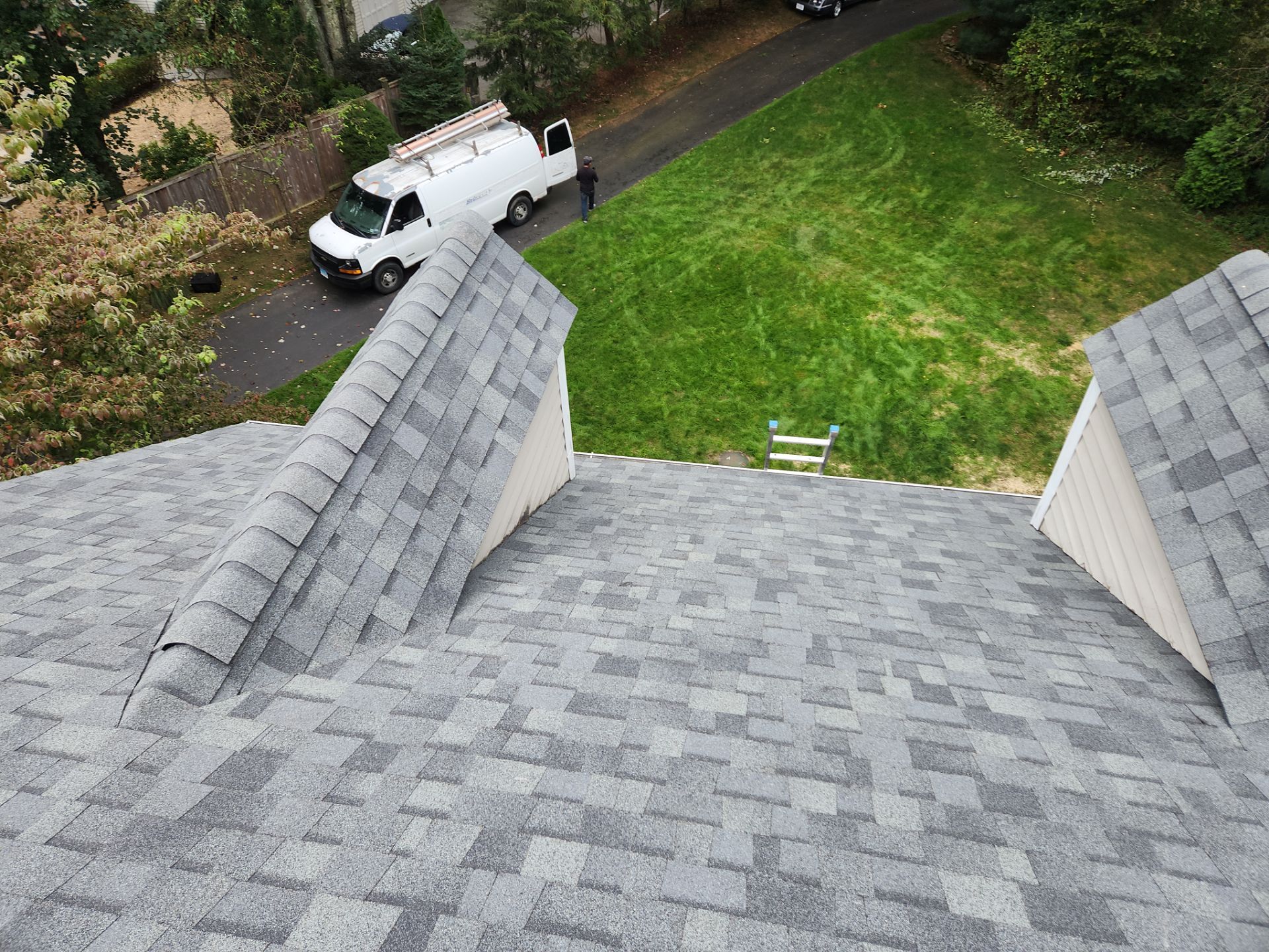Residential Roofing Installation using Owens Corning TruDefinition Duration - Estate Gray by A Plus Exterior