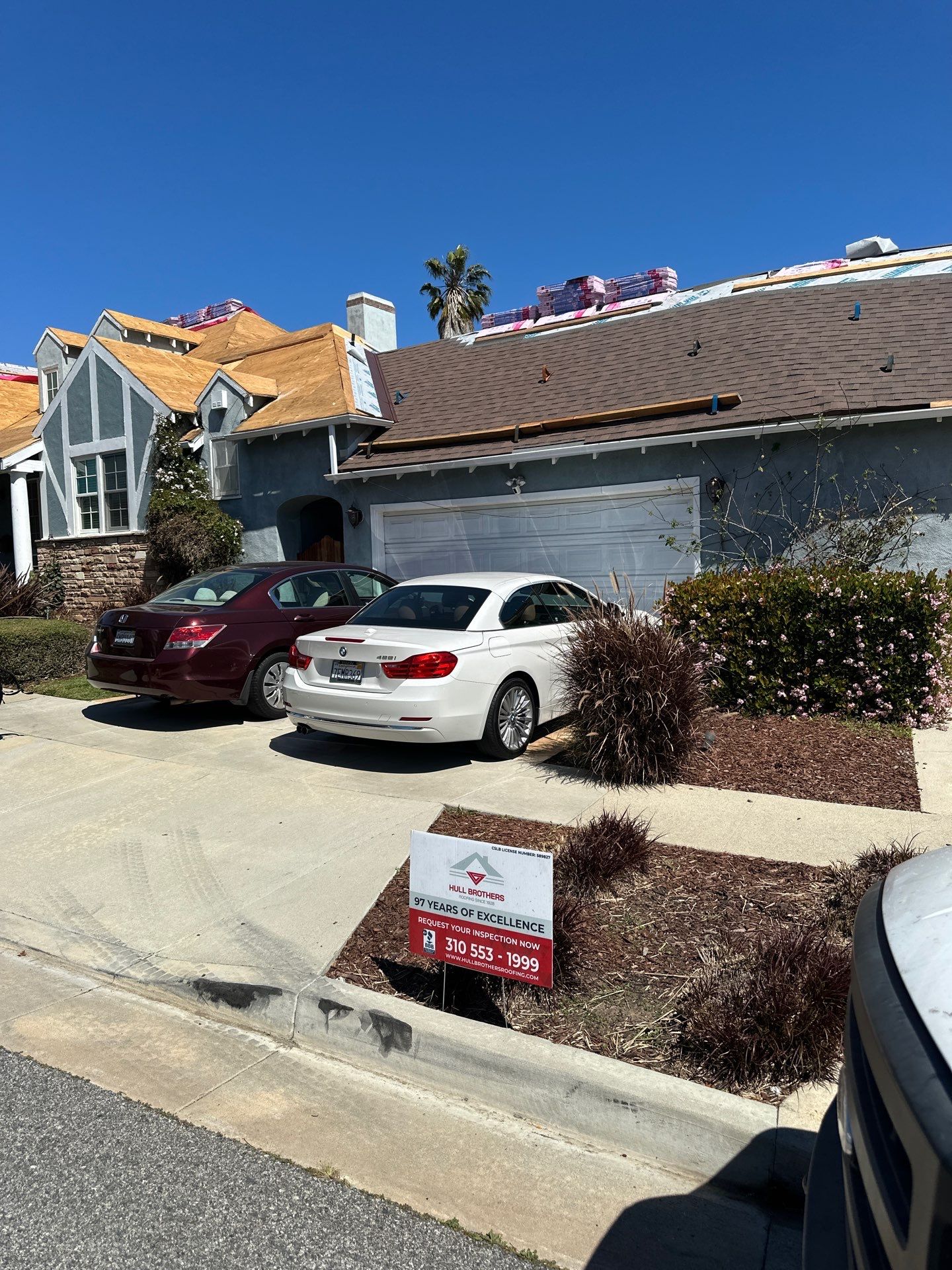 Residential Roofing Installation using Owens Corning Duration Cool Shingles by Hull Brothers Roofing
