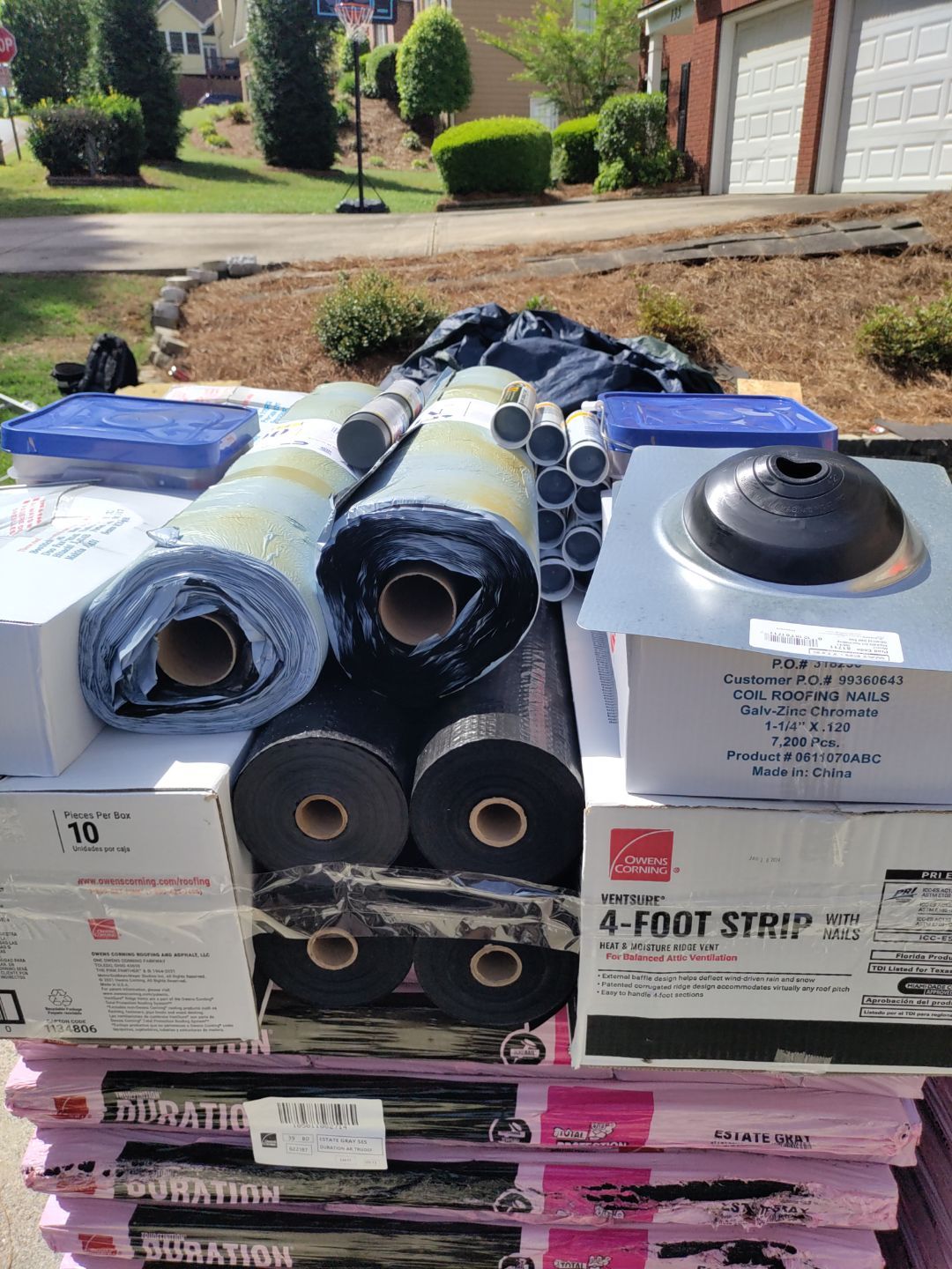 Residential Roof Replacement using Owens Corning Estate Gray by Inspector Roofing and Restoration