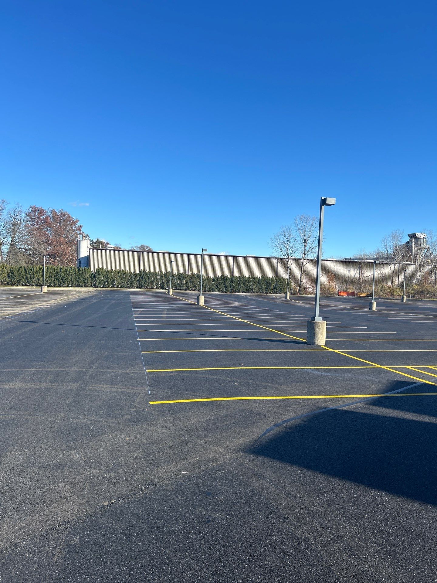 Employee Parking Lot by Concrete One Construction