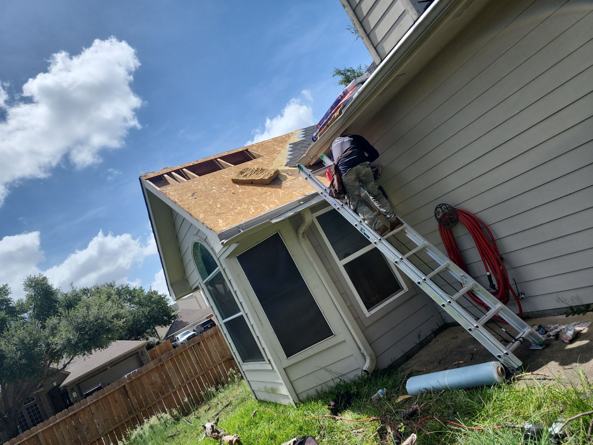 Residential Roofing Repair using Owen's Corning Duration (Lifetime) Shingles by Roof Repair Services LLC