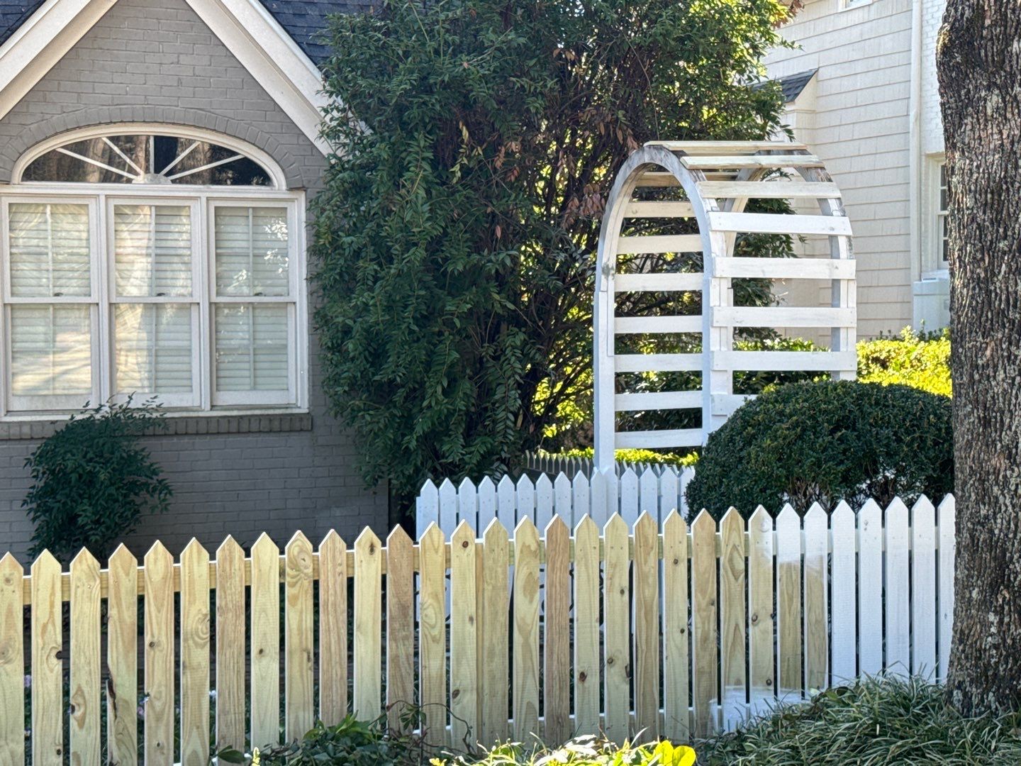 Montcrest - Fence by Pillar and Pine