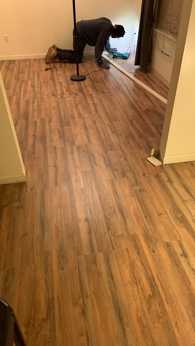 Flooring Installation using Laminate Flooring by A1 NERDY HOMES LLC