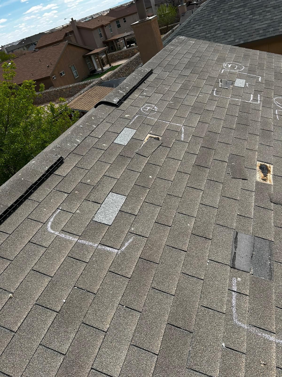 Shingle roof restoration by SPF Services 